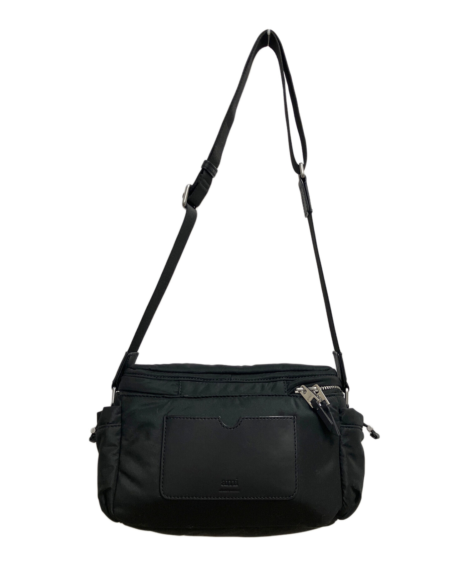 中古・古着通販】AMI PARIS (アミ パリス) ADC MESSENGER BAG ブラック