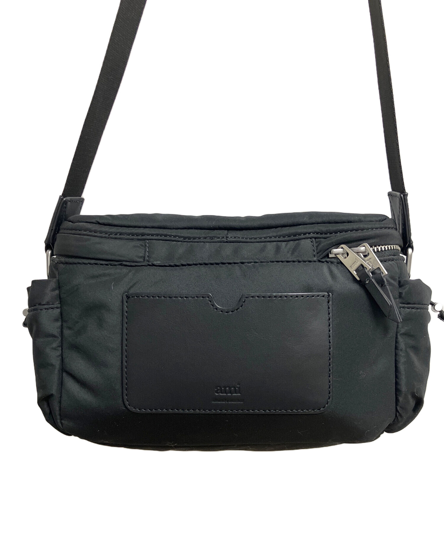 中古・古着通販】AMI PARIS (アミ パリス) ADC MESSENGER BAG ブラック