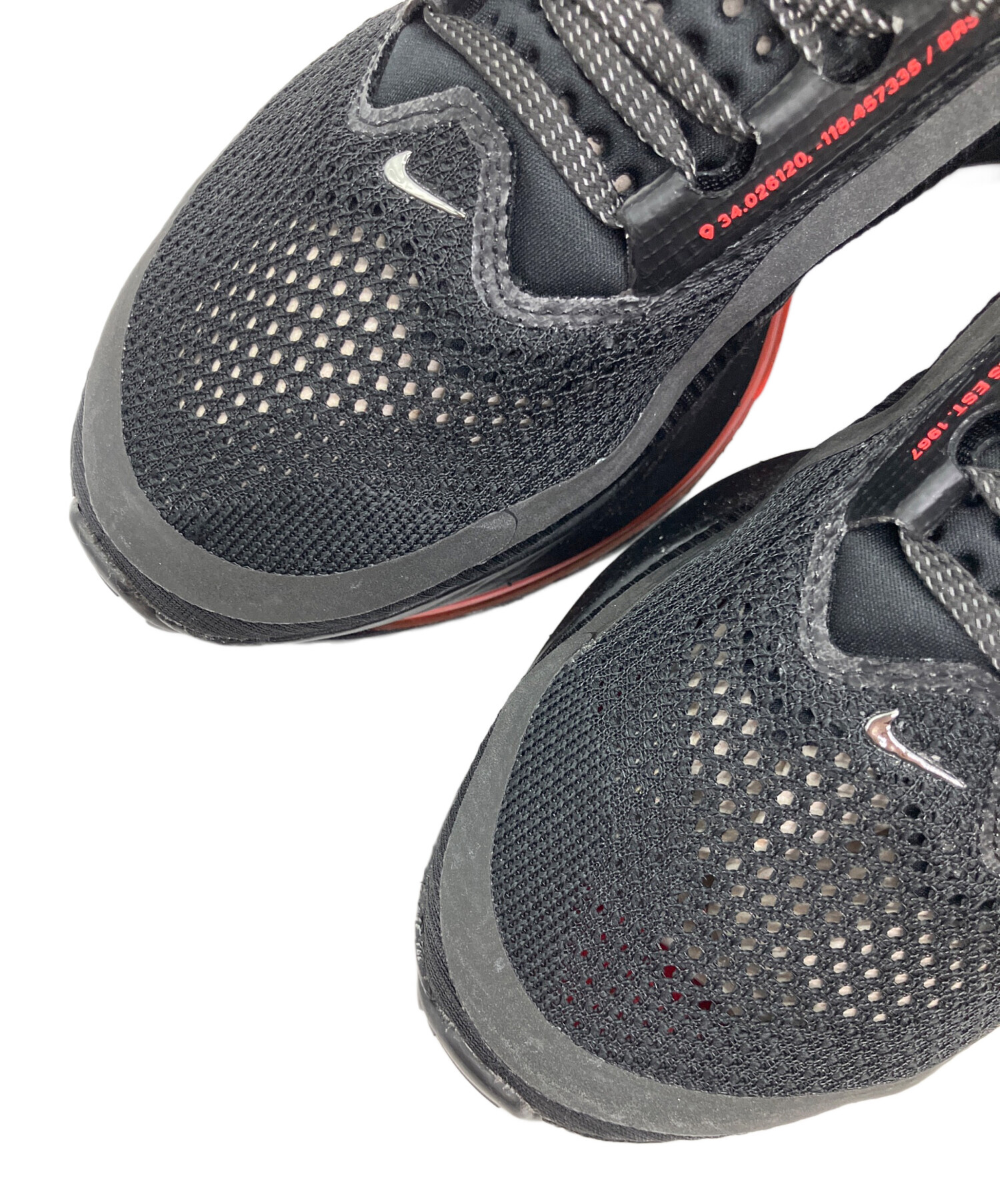 中古・古着通販】NIKE (ナイキ) PEGASUS PREMIUM ブラック×レッド