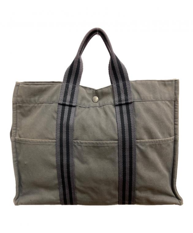 中古・古着通販】HERMES (エルメス) フールトゥMM トートバッグ グレー