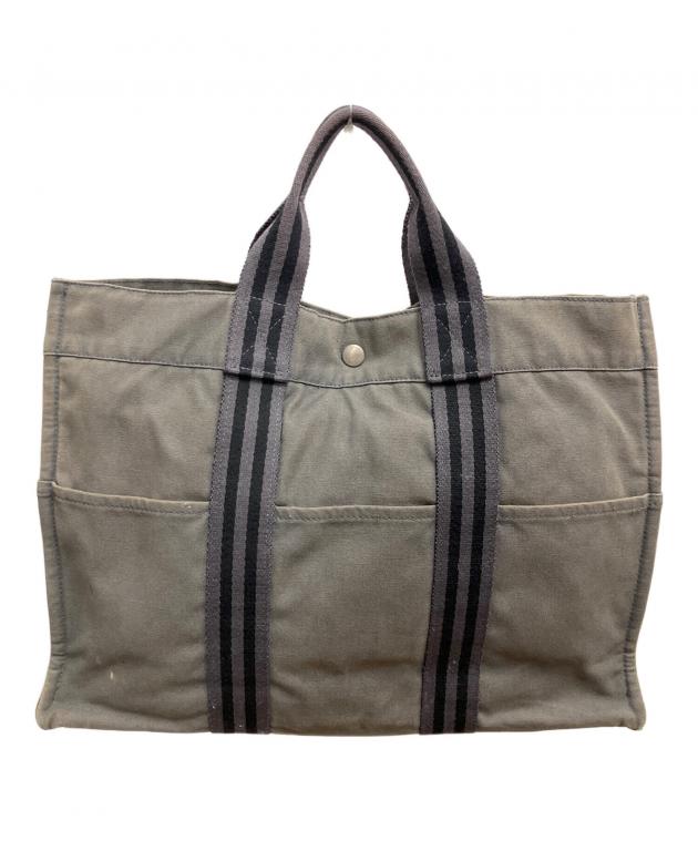 中古・古着通販】HERMES (エルメス) フールトゥMM トートバッグ グレー