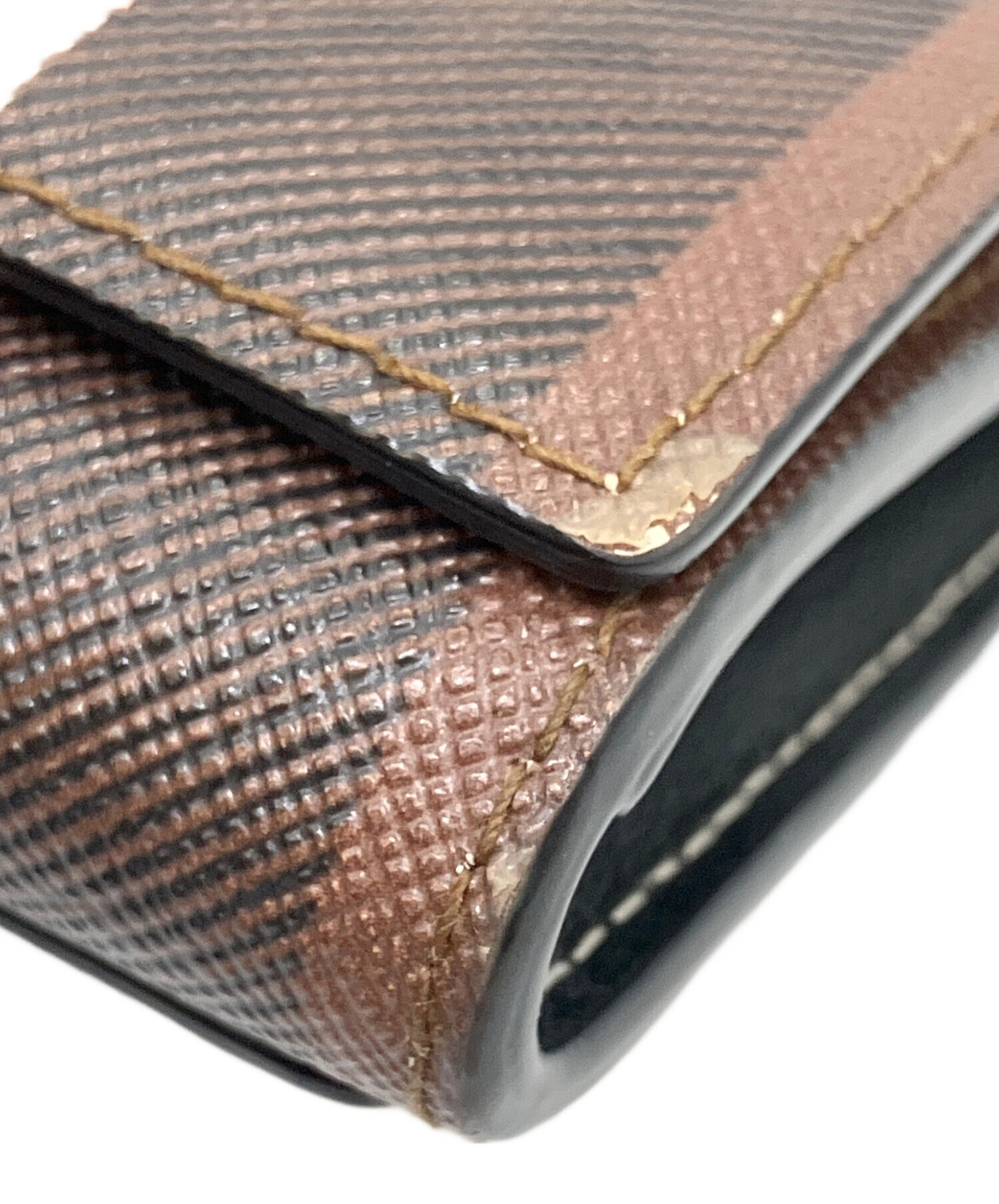 中古・古着通販】BURBERRY (バーバリー) 2つ折り財布 ブラウン