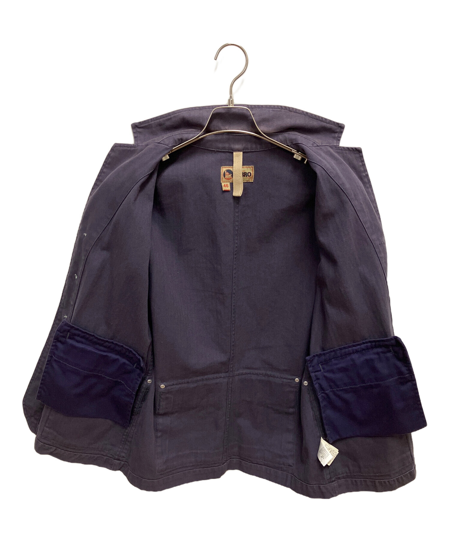 LYBRO Nigel Cabourn マウンテンパーカー 48 ネイビー 中古・古着通販】LYBRO NIGEL CABOURN (ライブロナイジェルケーボン) K
