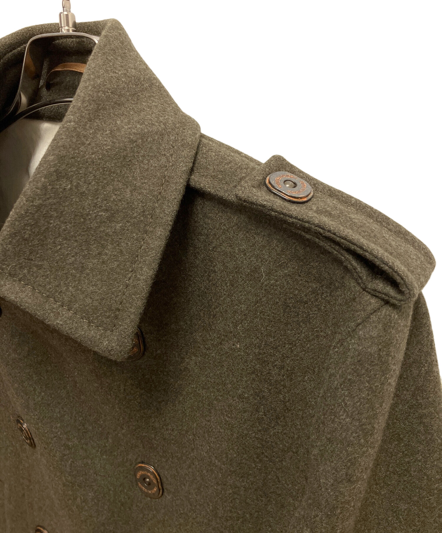 中古・古着通販】DSQUARED2 (ディースクエアード) Pコート オリーブ