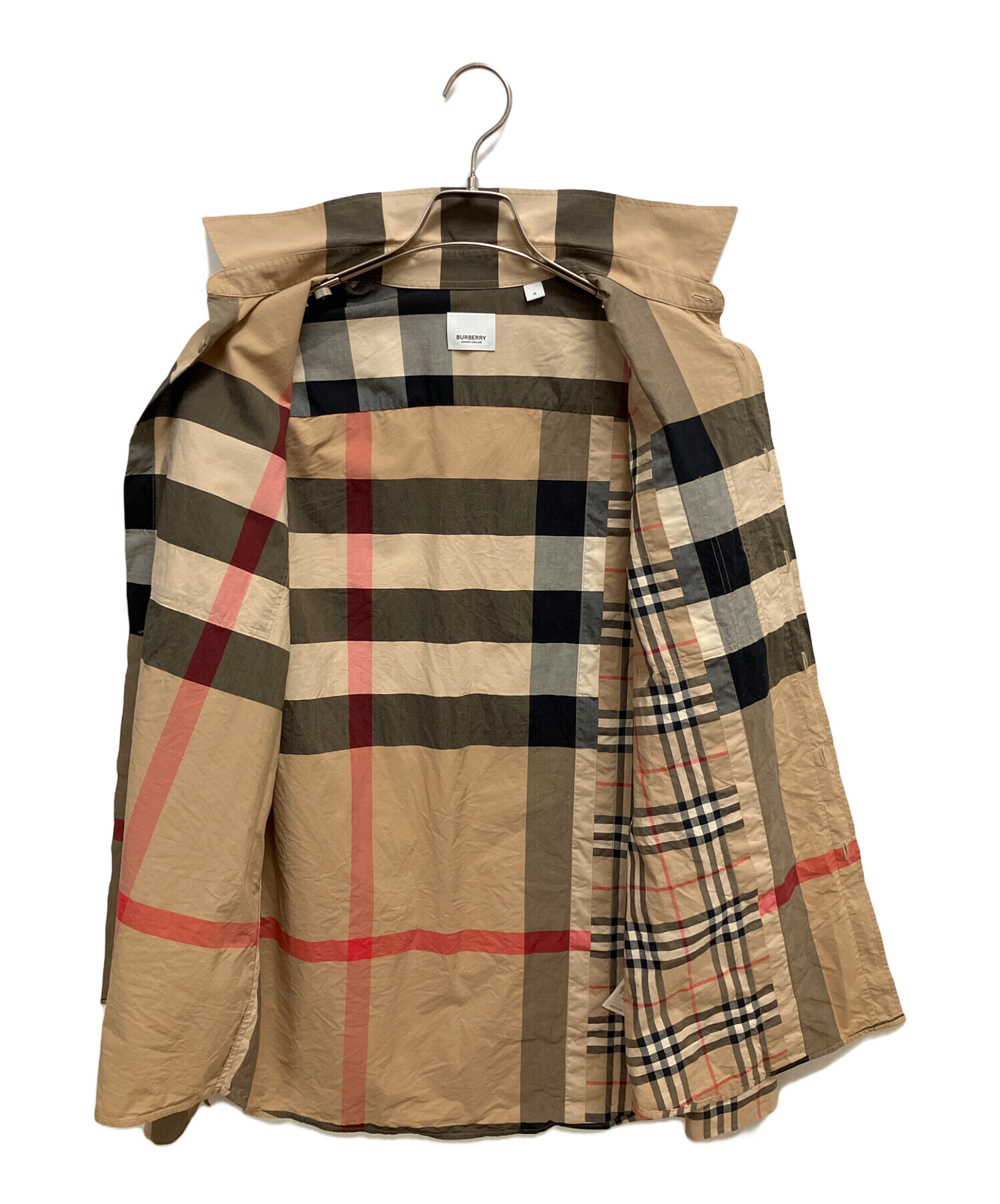 中古・古着通販】BURBERRY (バーバリー) ロゴパッチワークプリント長袖