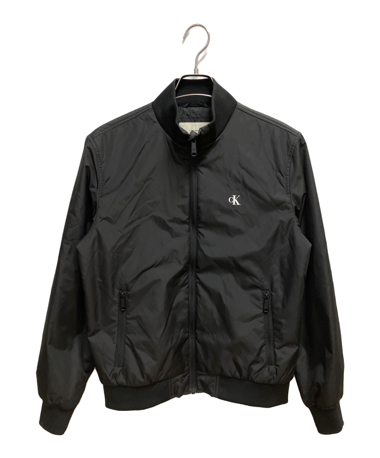 CALVIN KLEIN ブラックナイロンジャケット Calvin Klein Jeans