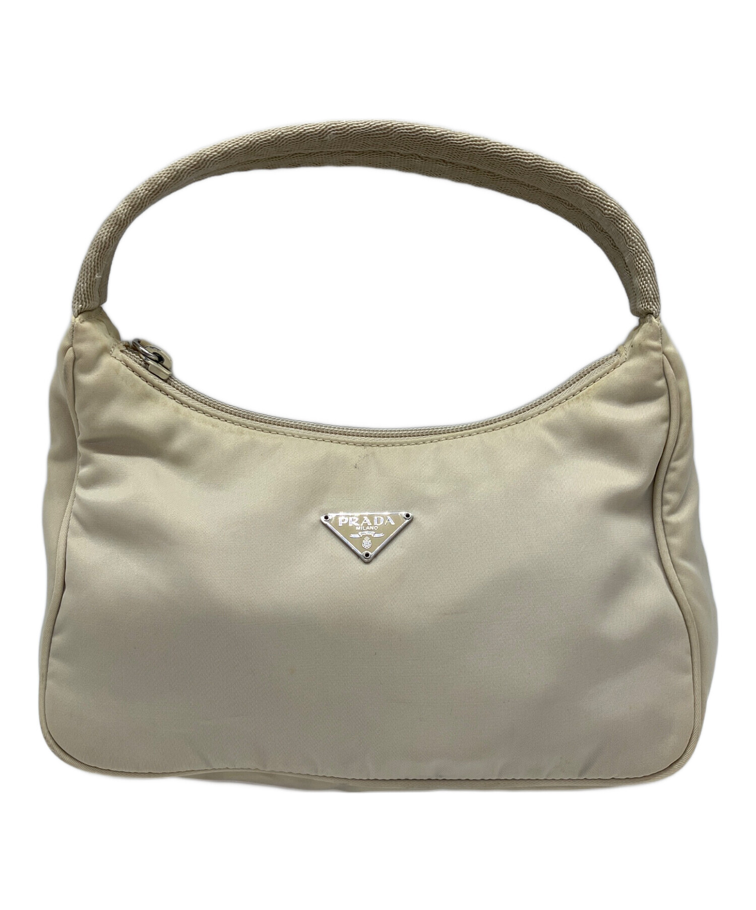 中古・古着通販】PRADA (プラダ) ミニハンドバッグ ベージュ｜ブランド