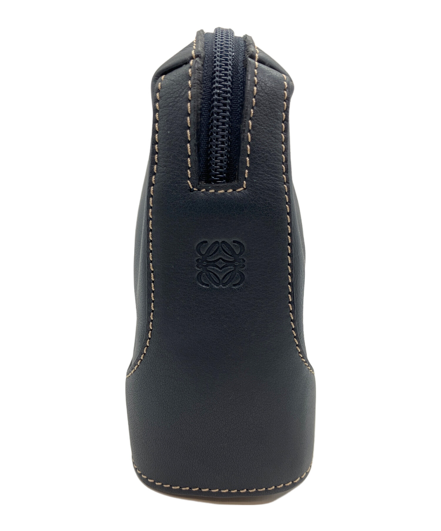 中古・古着通販】LOEWE (ロエベ) アナグラム クラッチバッグ ブラック