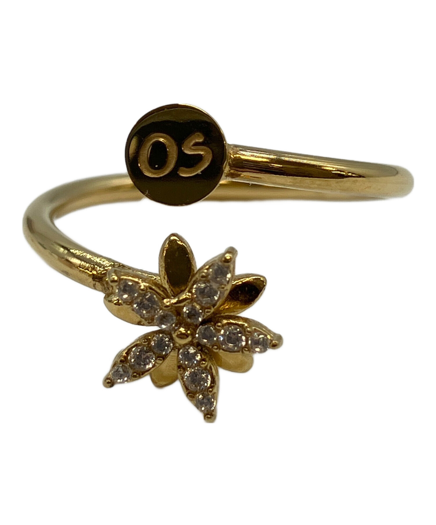 中古・古着通販】SoireeO (ソワレ・オー) フラワーリング ゴールド