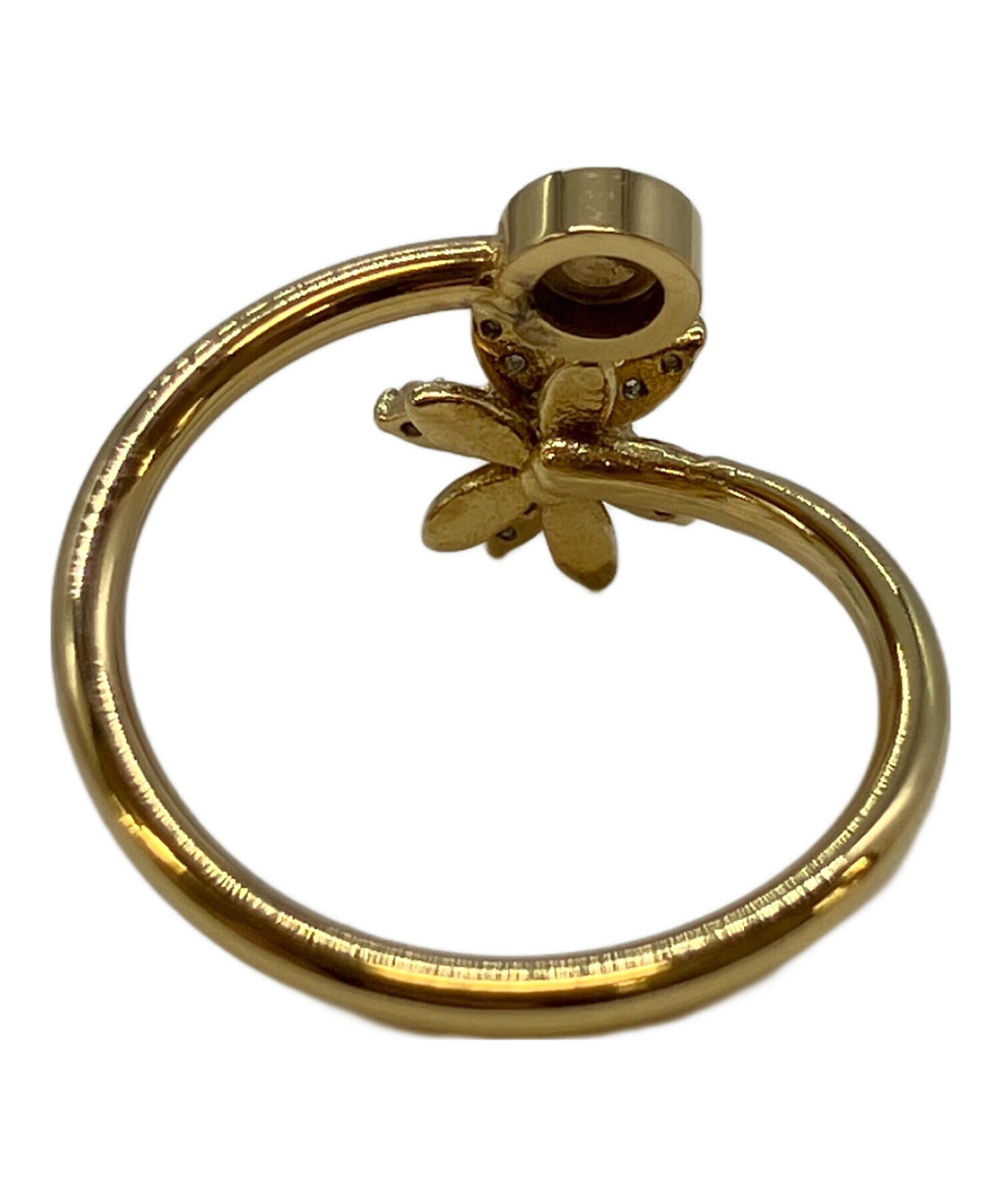 中古・古着通販】SoireeO (ソワレ・オー) フラワーリング ゴールド