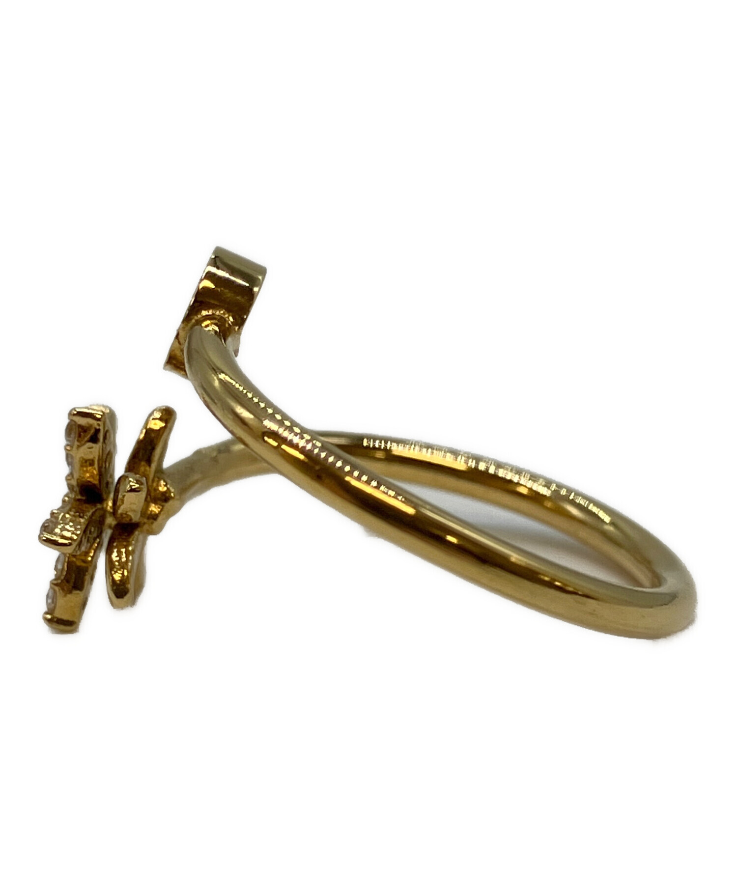 中古・古着通販】SoireeO (ソワレ・オー) フラワーリング ゴールド