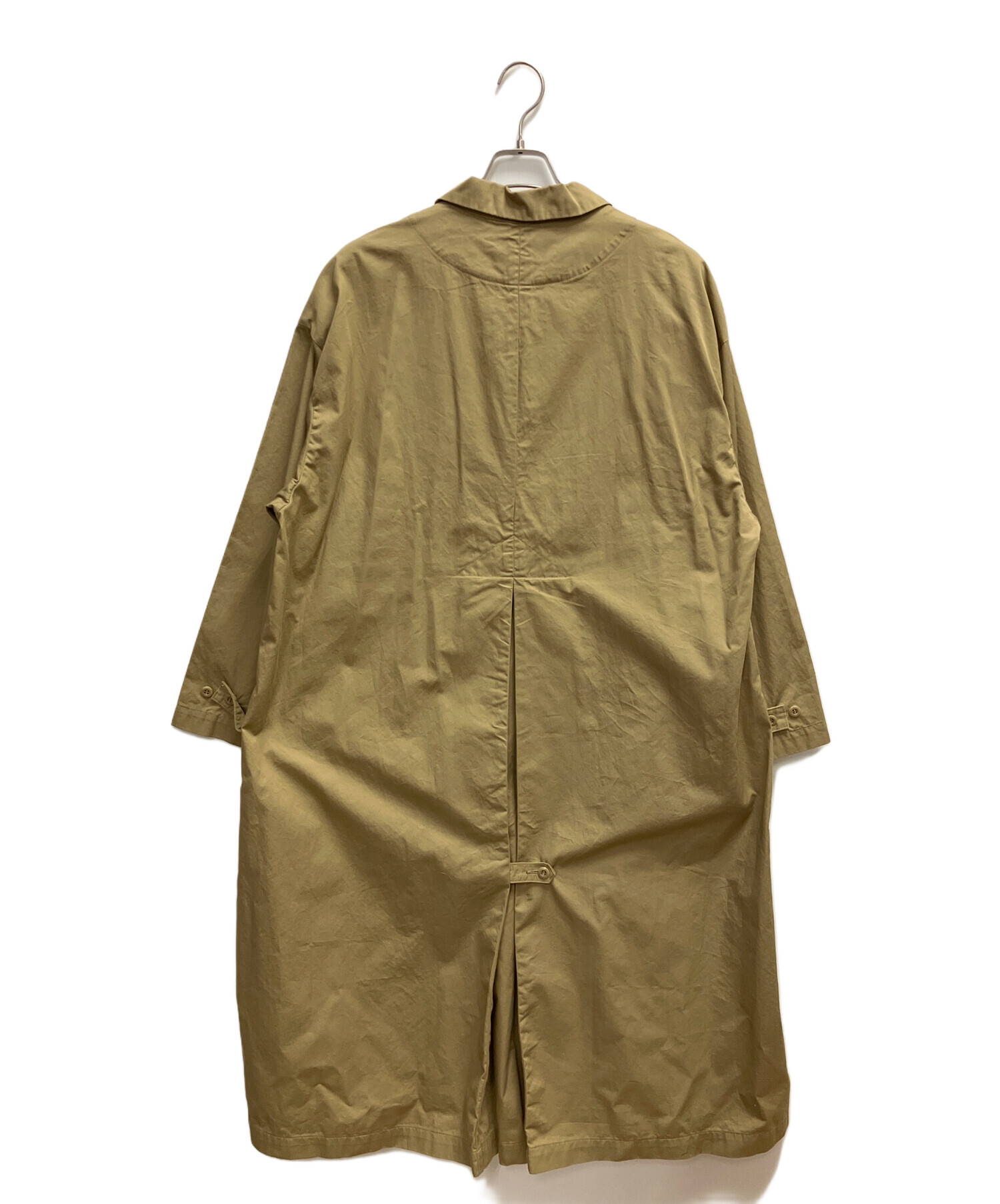 中古・古着通販】HARVESTY (ハーベスティー) オーバーコート ベージュ