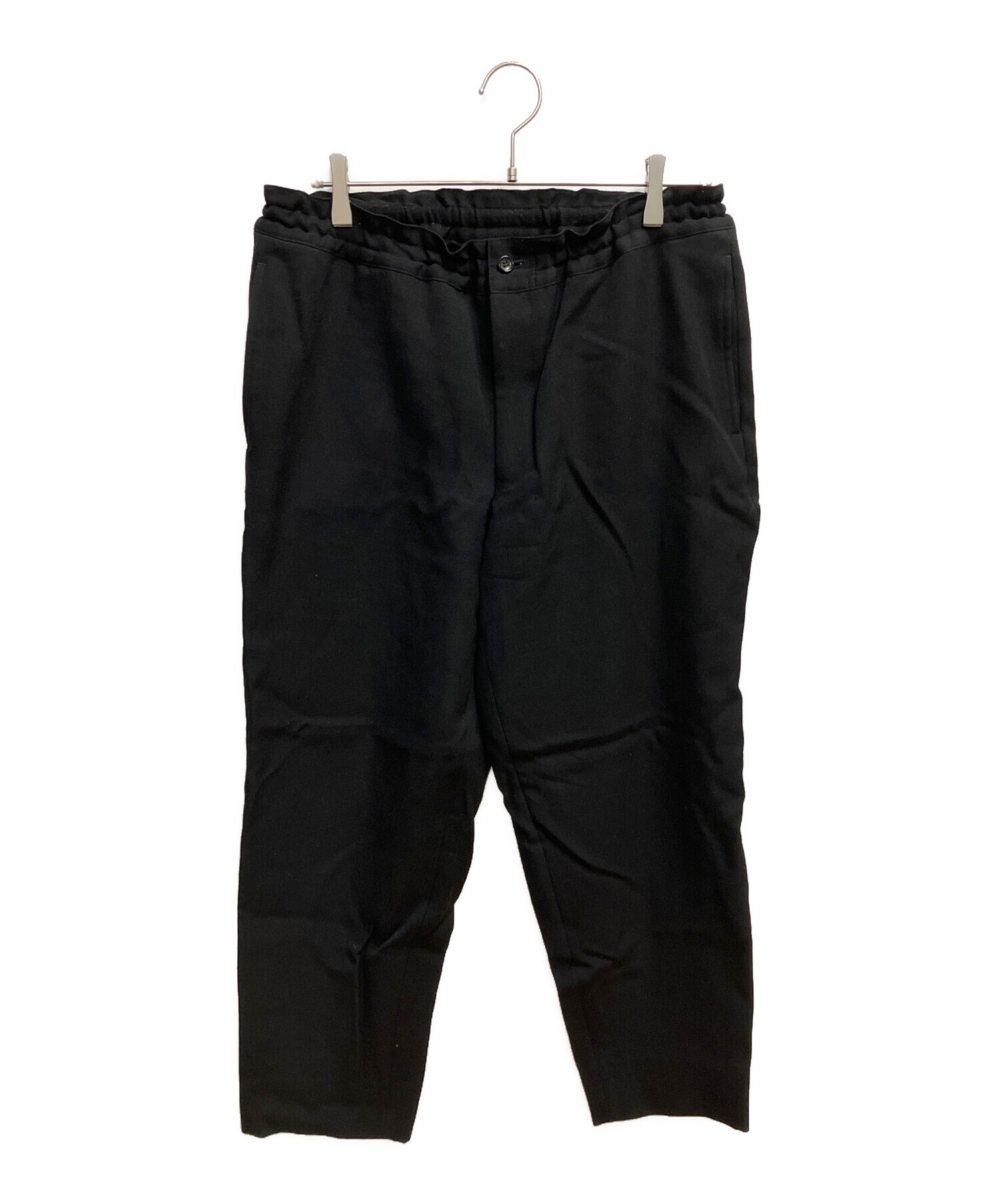 コムデギャルソンオムプリュス　黒ポリボンテージパンツ 中古・古着通販】COMME des GARCONS HOMME PLUS (コムデギャルソンオム