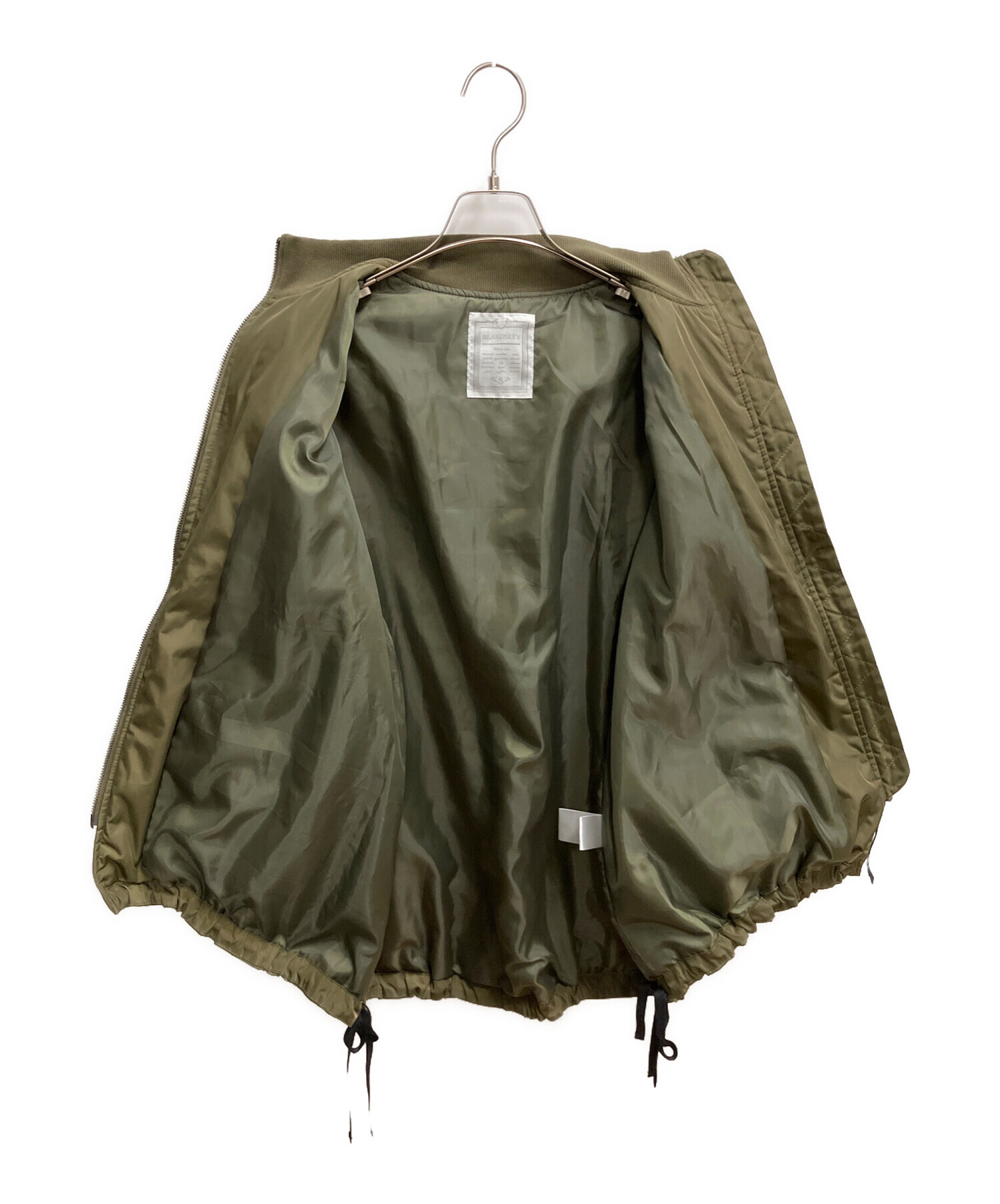 中古・古着通販】BEARDSLEY (ビアズリー) フレアMA-1ブルゾン カーキ