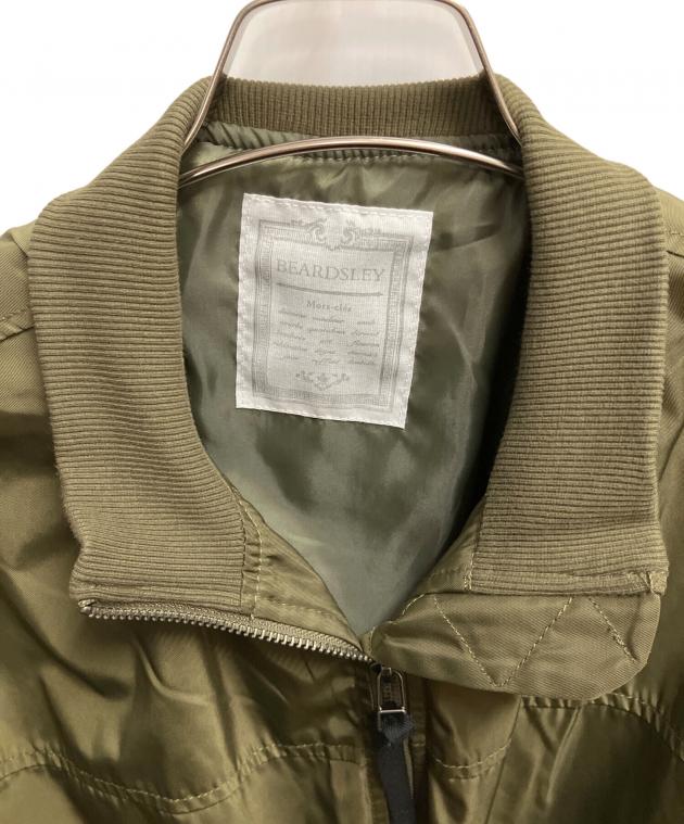 中古・古着通販】BEARDSLEY (ビアズリー) フレアMA-1ブルゾン カーキ
