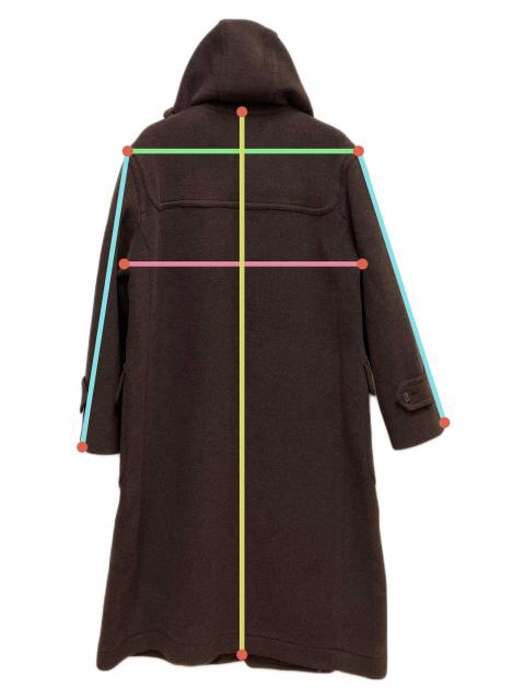 中古・古着通販】NEWYORKER (ニューヨーカー) ダッフルコート ブラウン