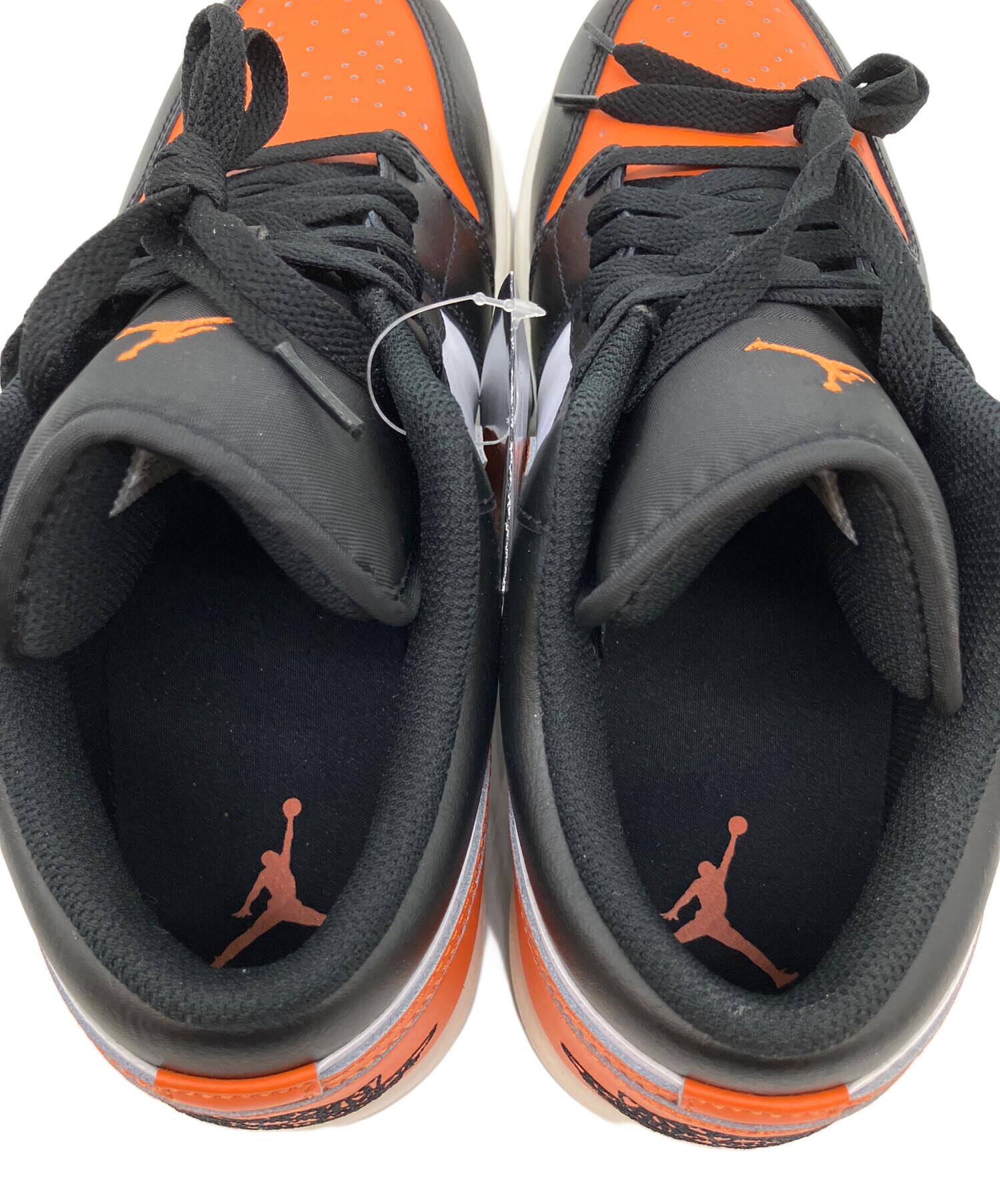 中古・古着通販】NIKE (ナイキ) AIR JORDAN 1 LOW ブラック×オレンジ 