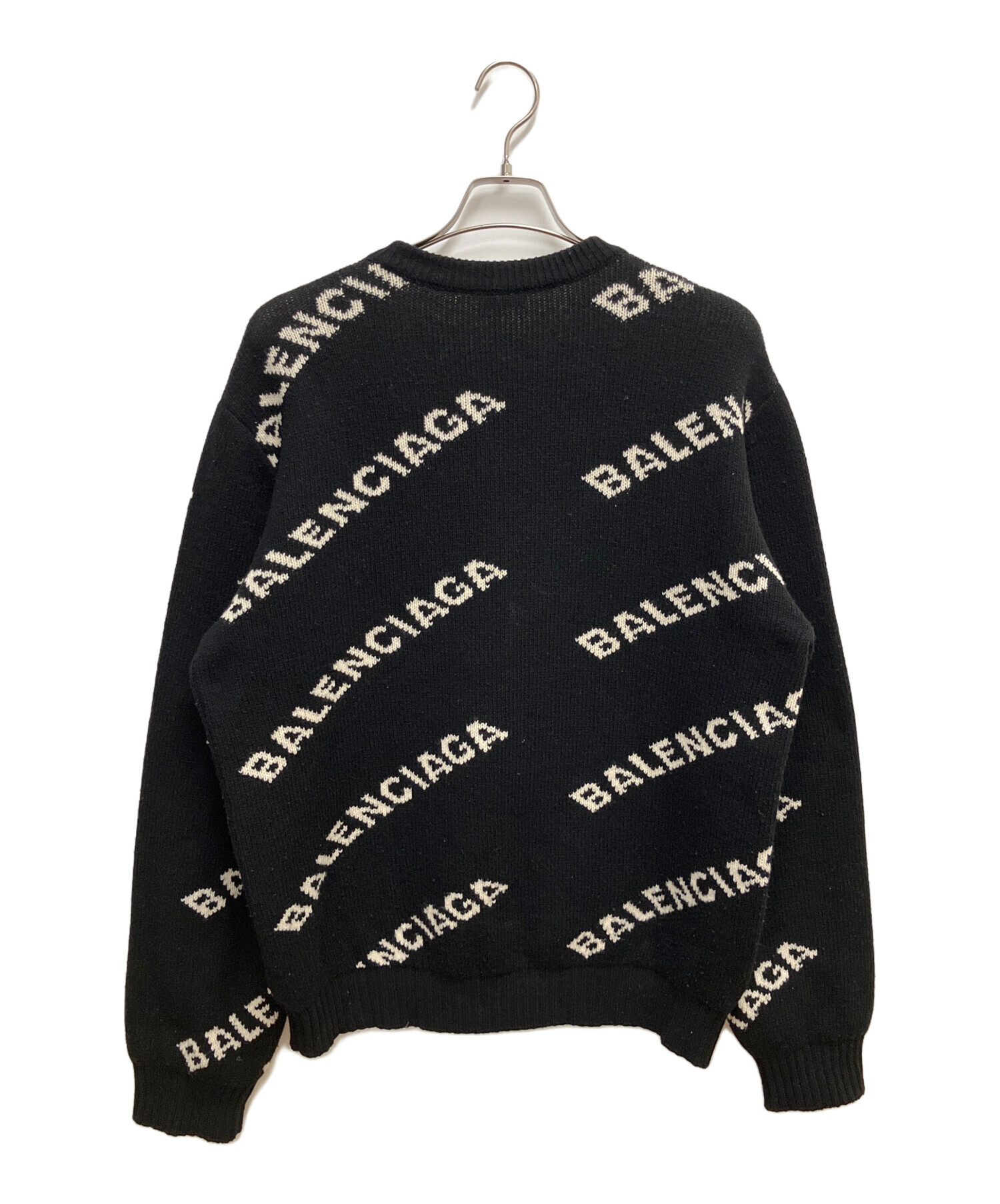 中古・古着通販】BALENCIAGA (バレンシアガ) Allover Logo Crewneck