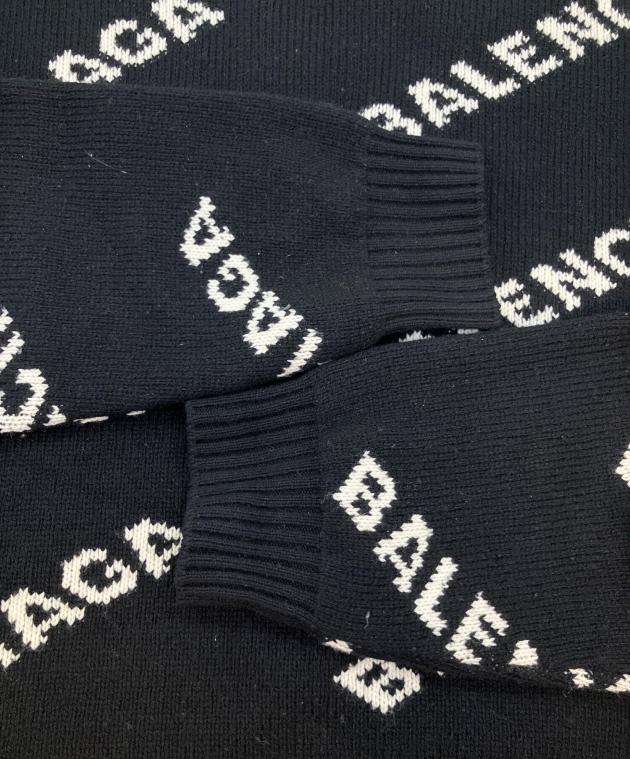 中古・古着通販】BALENCIAGA (バレンシアガ) Allover Logo Crewneck