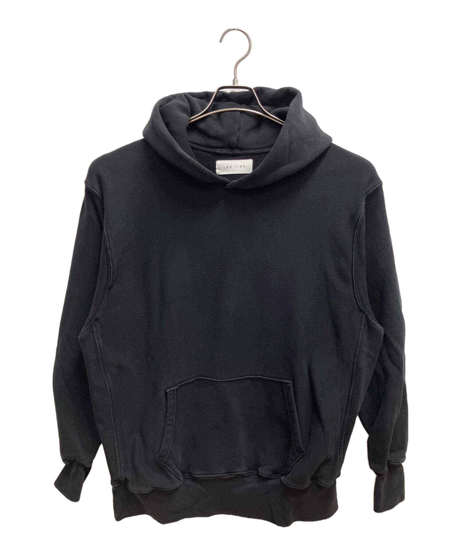 n*w様 レスティエン　ブラック　パーカー　Mサイズ 中古・古着通販】LES TIEN (レスティエン) パーカー ブラック サイズ