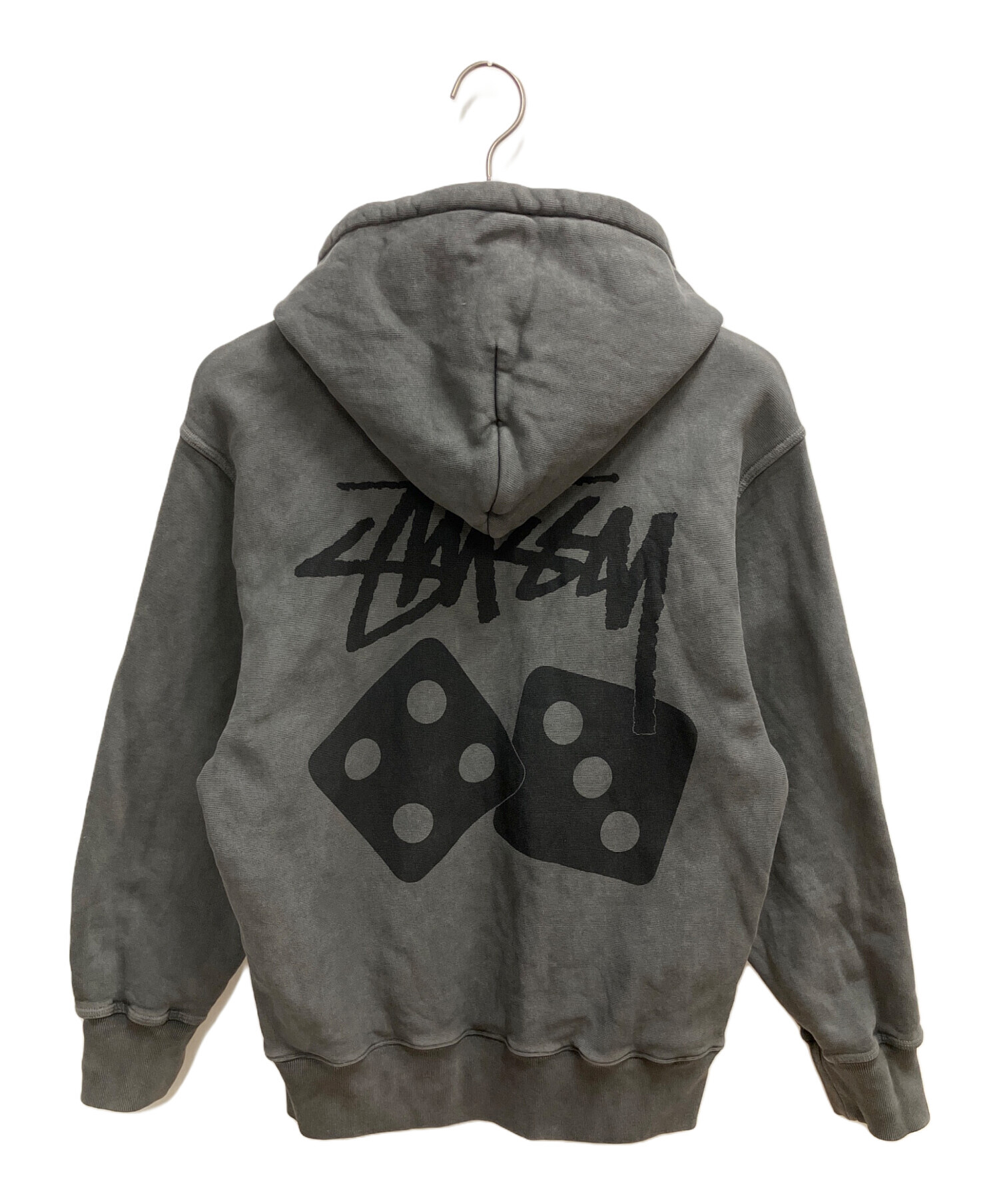 中古・古着通販】stussy (ステューシー) DICE ZIP HOODIE PIGMENT DYED