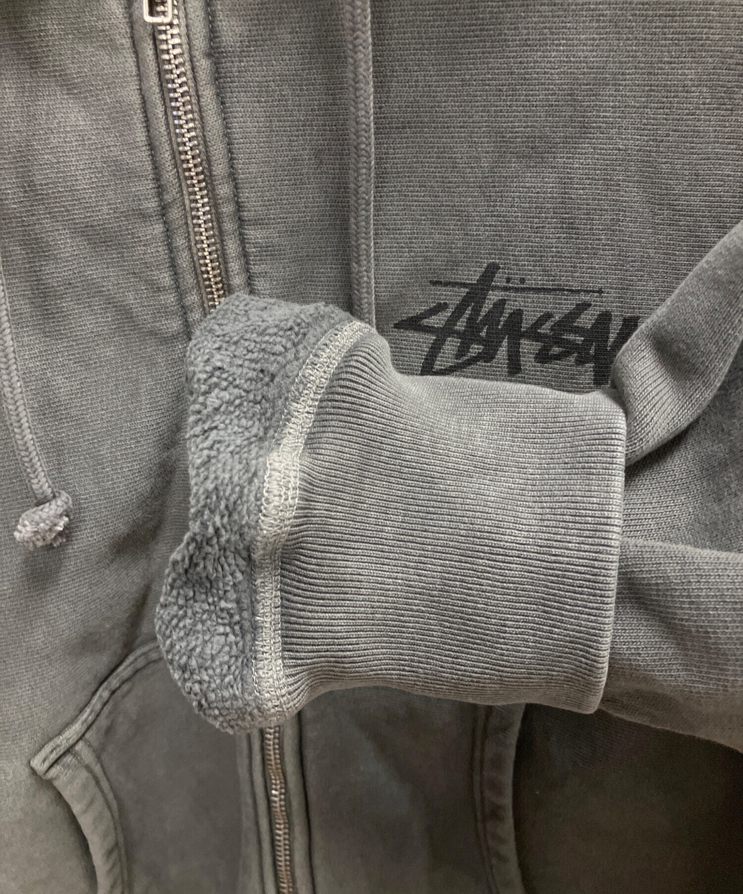 中古・古着通販】stussy (ステューシー) DICE ZIP HOODIE PIGMENT DYED