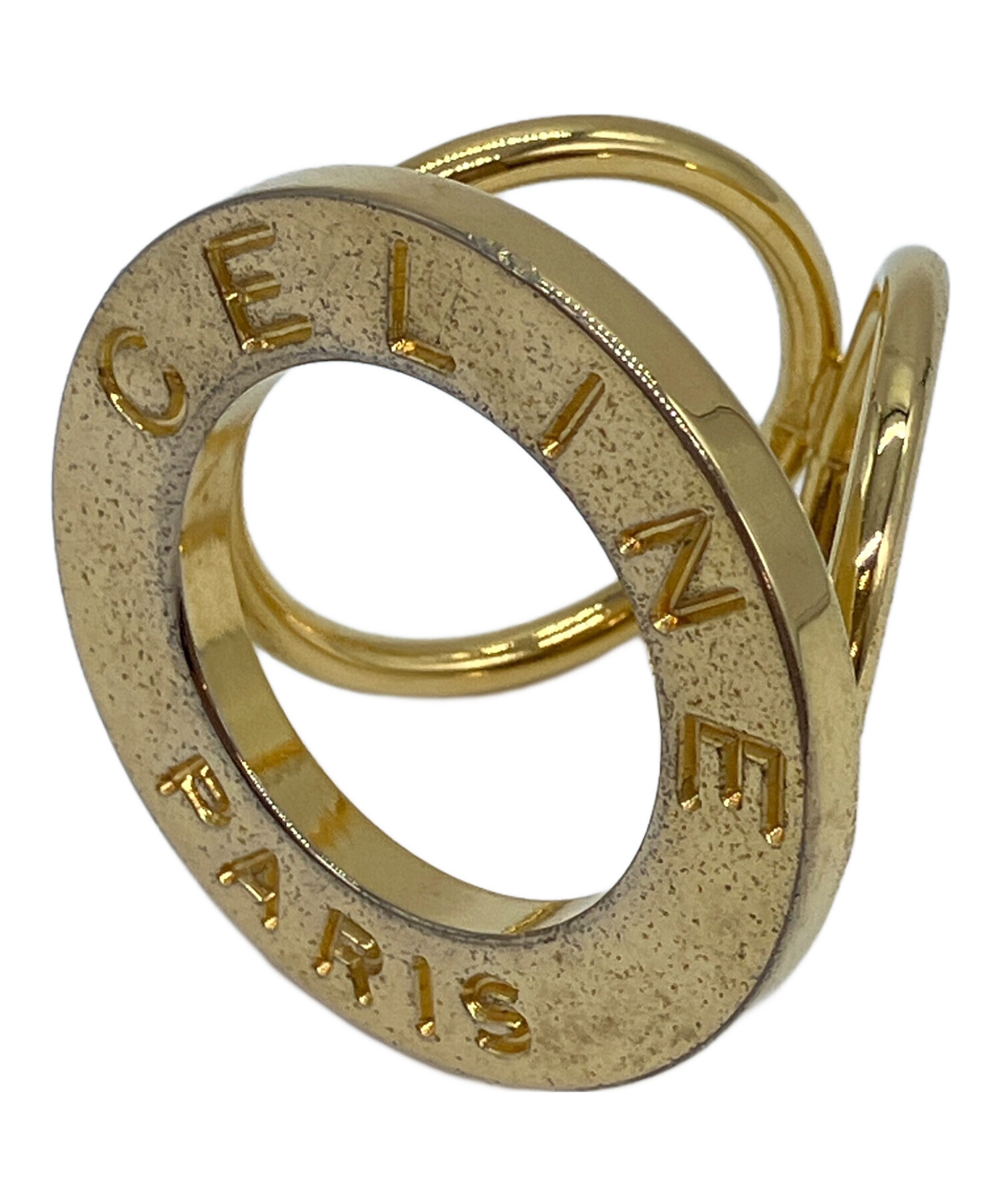 中古・古着通販】CELINE (セリーヌ) スカーフリング ゴールド