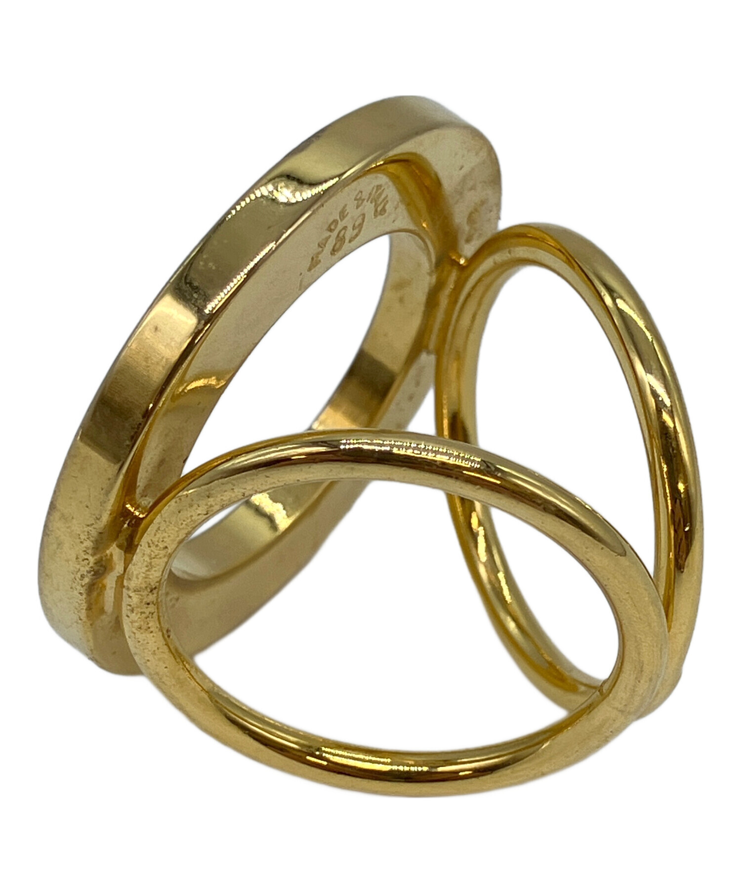 中古・古着通販】CELINE (セリーヌ) スカーフリング ゴールド