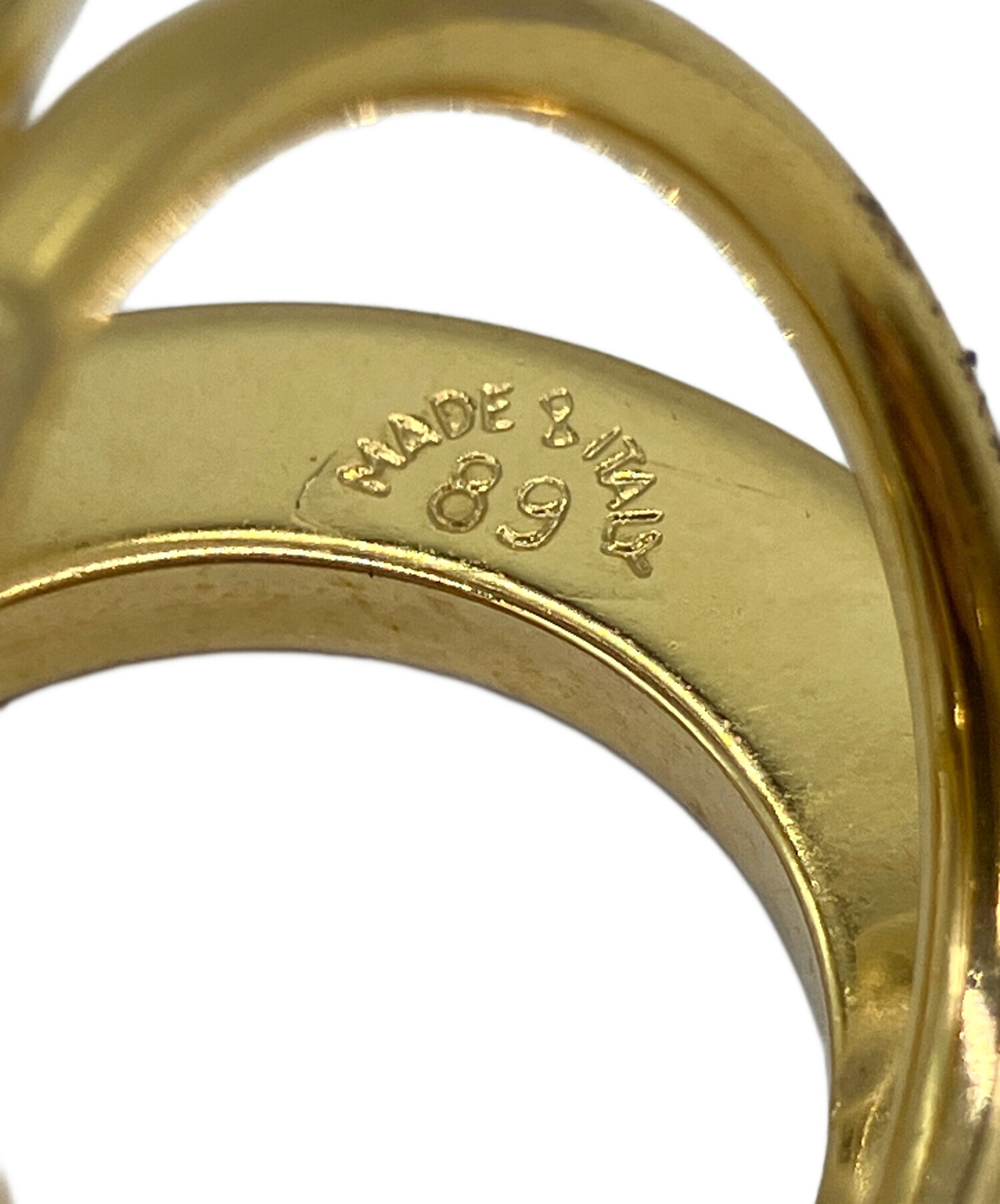 中古・古着通販】CELINE (セリーヌ) スカーフリング ゴールド