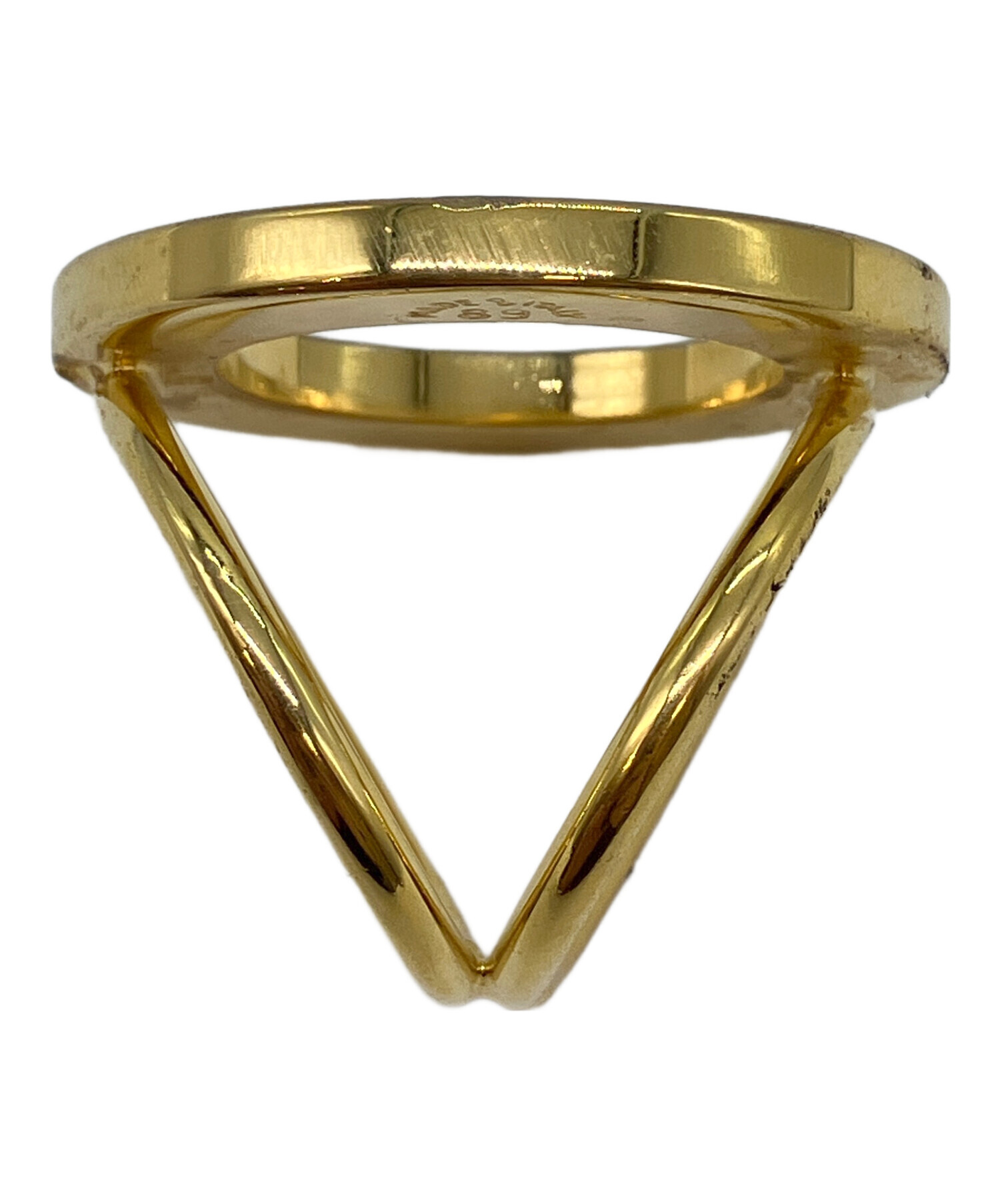 中古・古着通販】CELINE (セリーヌ) スカーフリング ゴールド