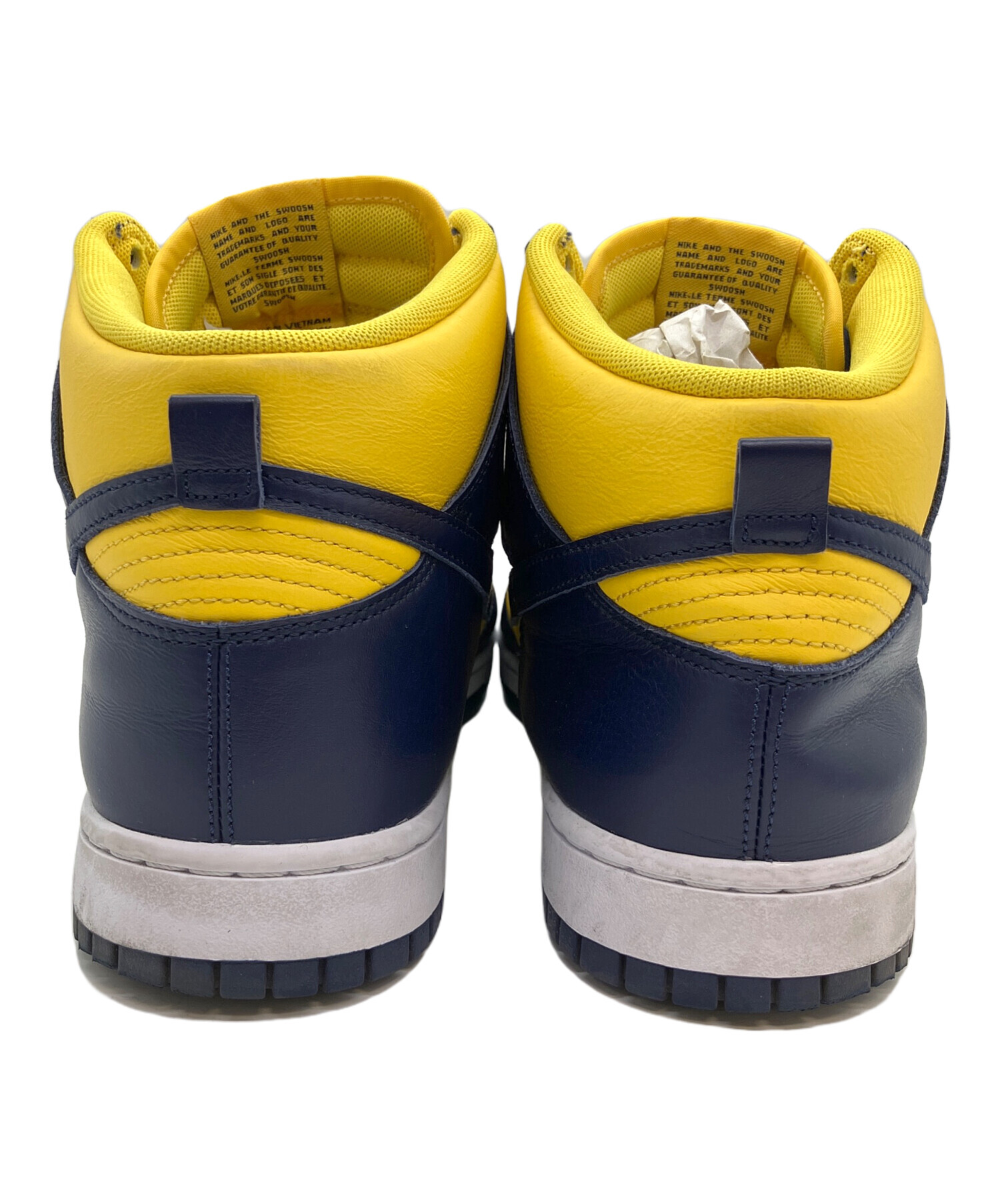 2000年代　未使用　NIKE DUNK HIGH ネイビー イエロー 中古・古着通販】NIKE (ナイキ) Dunk High Retro SE イエロー×ネイビー
