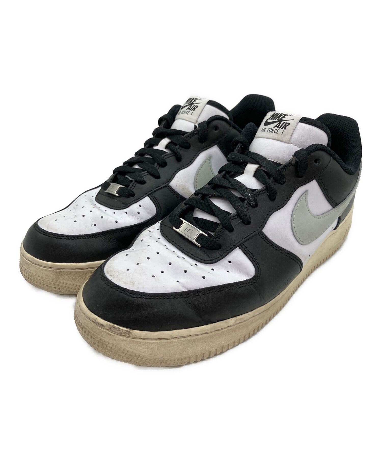 中古・古着通販】NIKE (ナイキ) AIR FORCE1 ホワイト×ブラック サイズ 