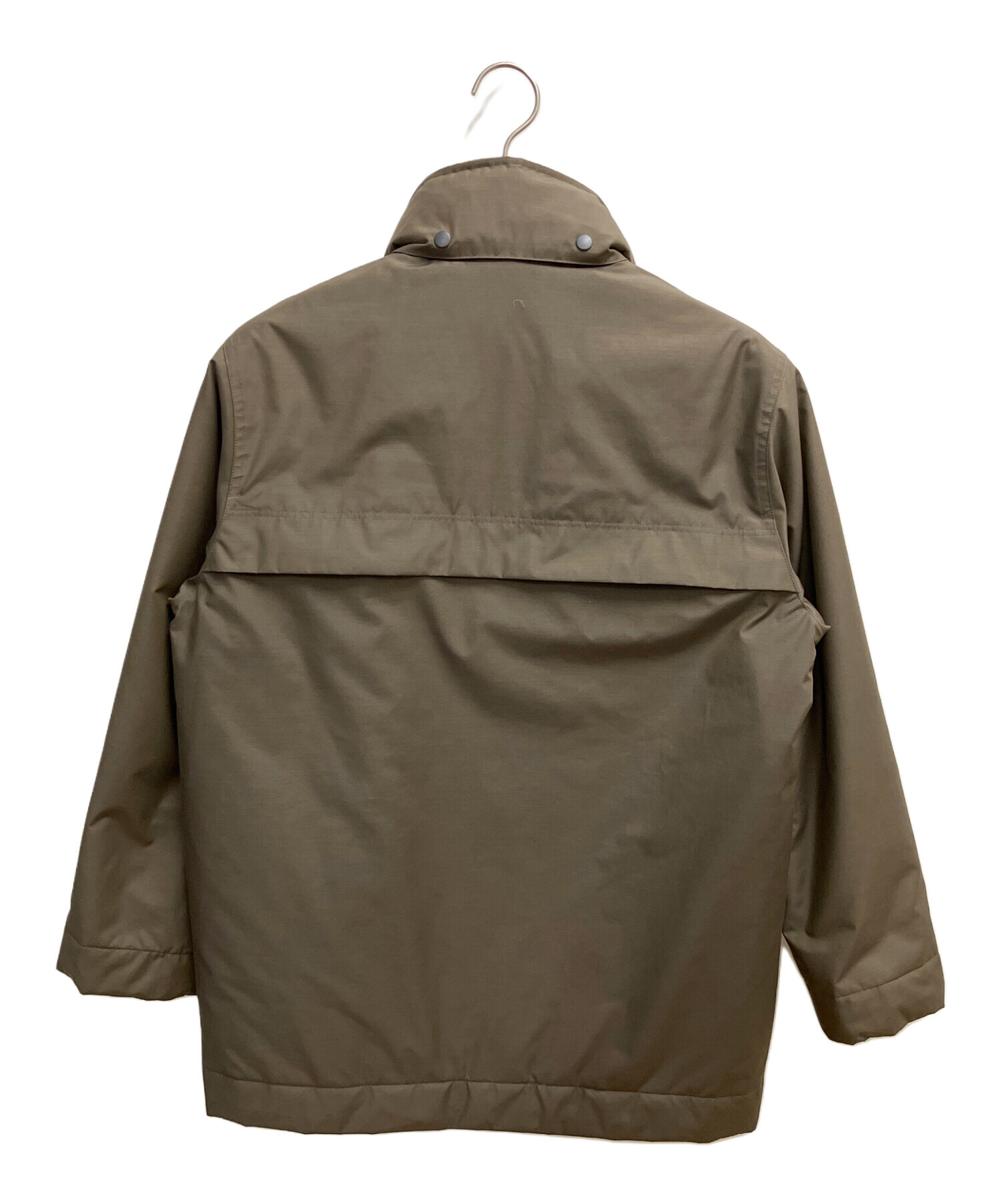中古・古着通販】LACOSTE (ラコステ) 中綿コート カーキ×グレー サイズ 
