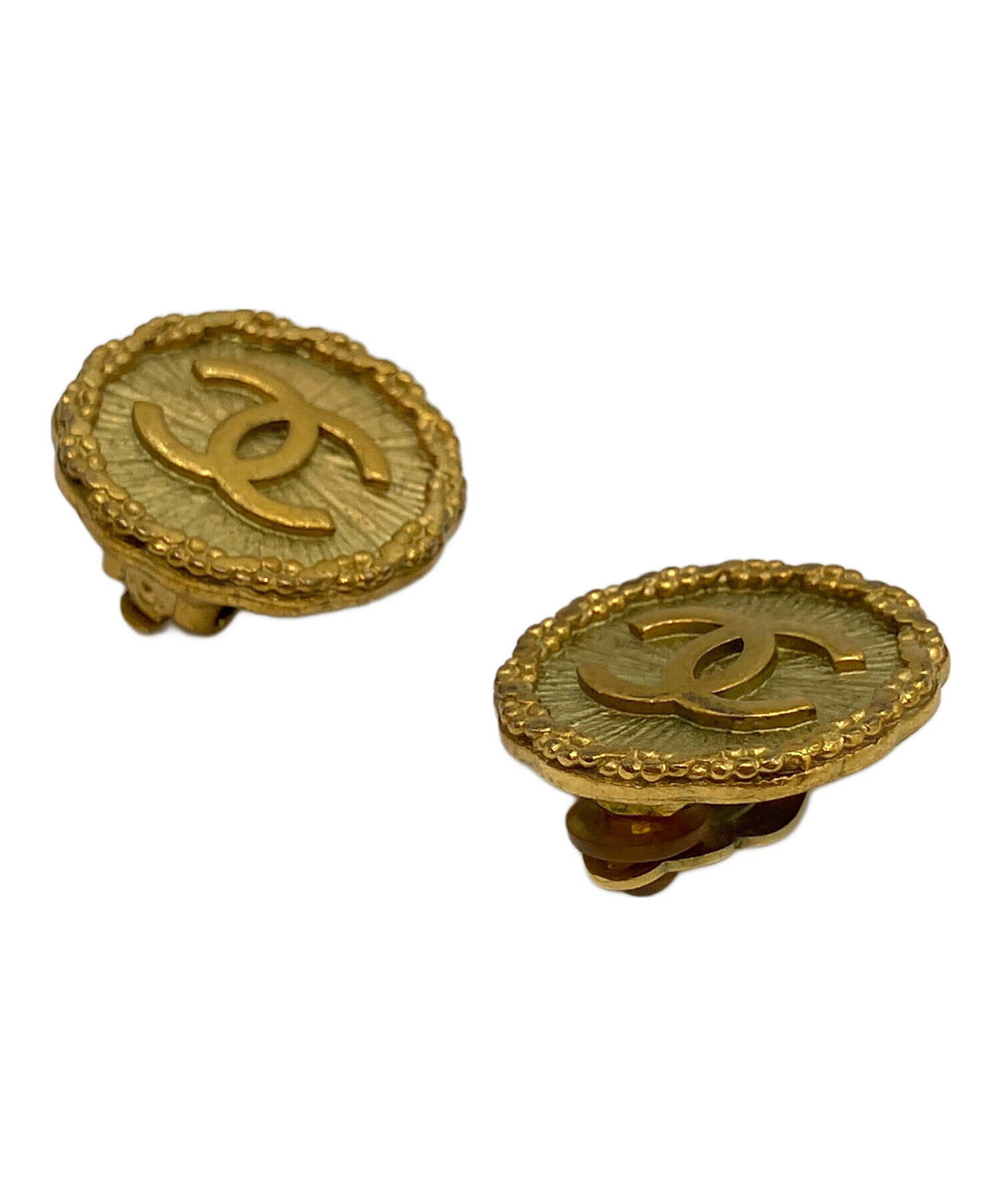 中古・古着通販】CHANEL (シャネル) ココマーク イヤリング ゴールド