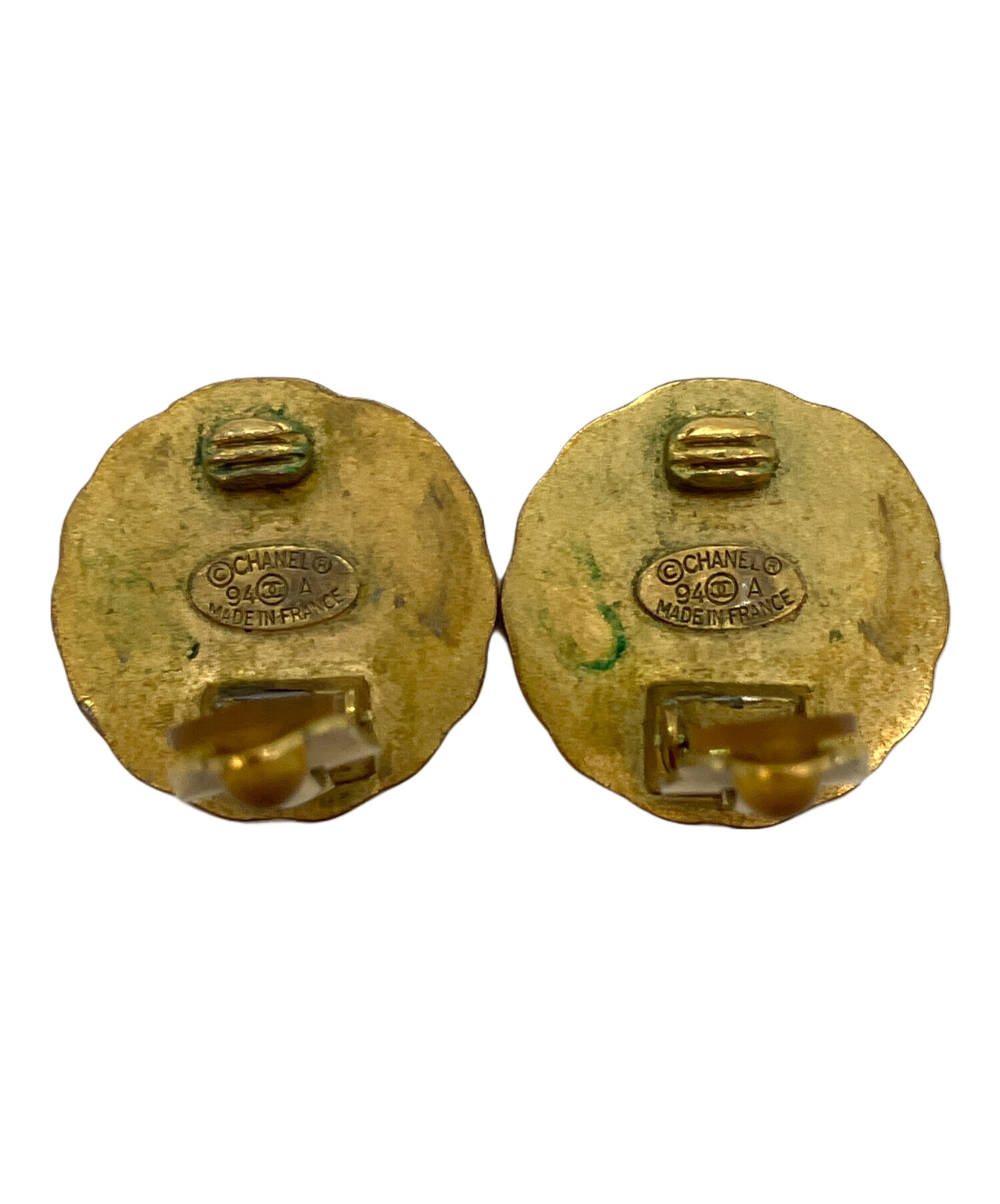 中古・古着通販】CHANEL (シャネル) ココマーク イヤリング ゴールド