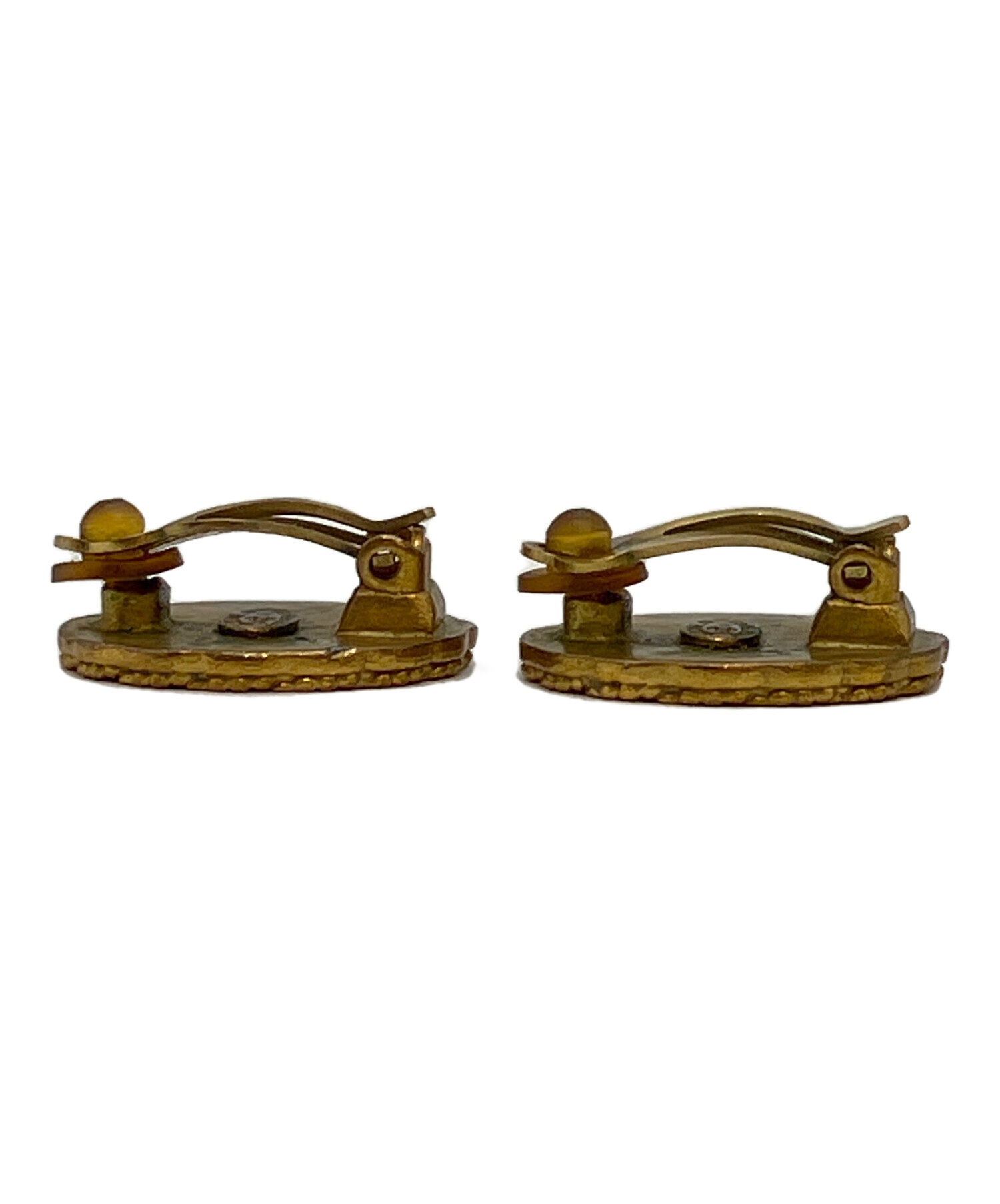 中古・古着通販】CHANEL (シャネル) ココマーク イヤリング ゴールド