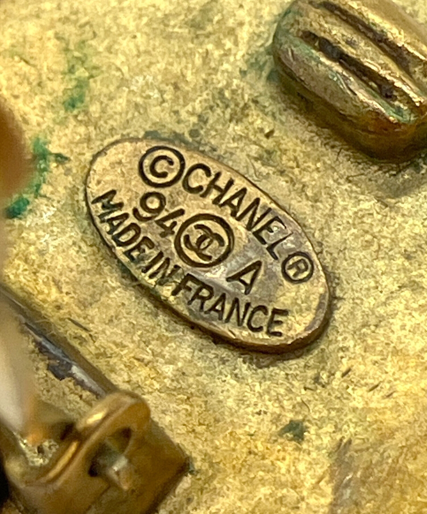中古・古着通販】CHANEL (シャネル) ココマーク イヤリング ゴールド