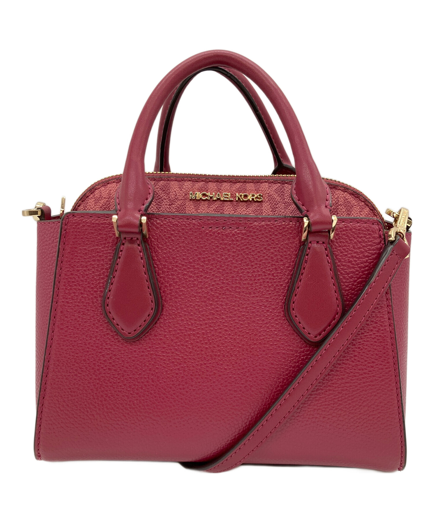 中古・古着通販】MICHAEL KORS (マイケル・コース) 2WAYバッグ ピンク