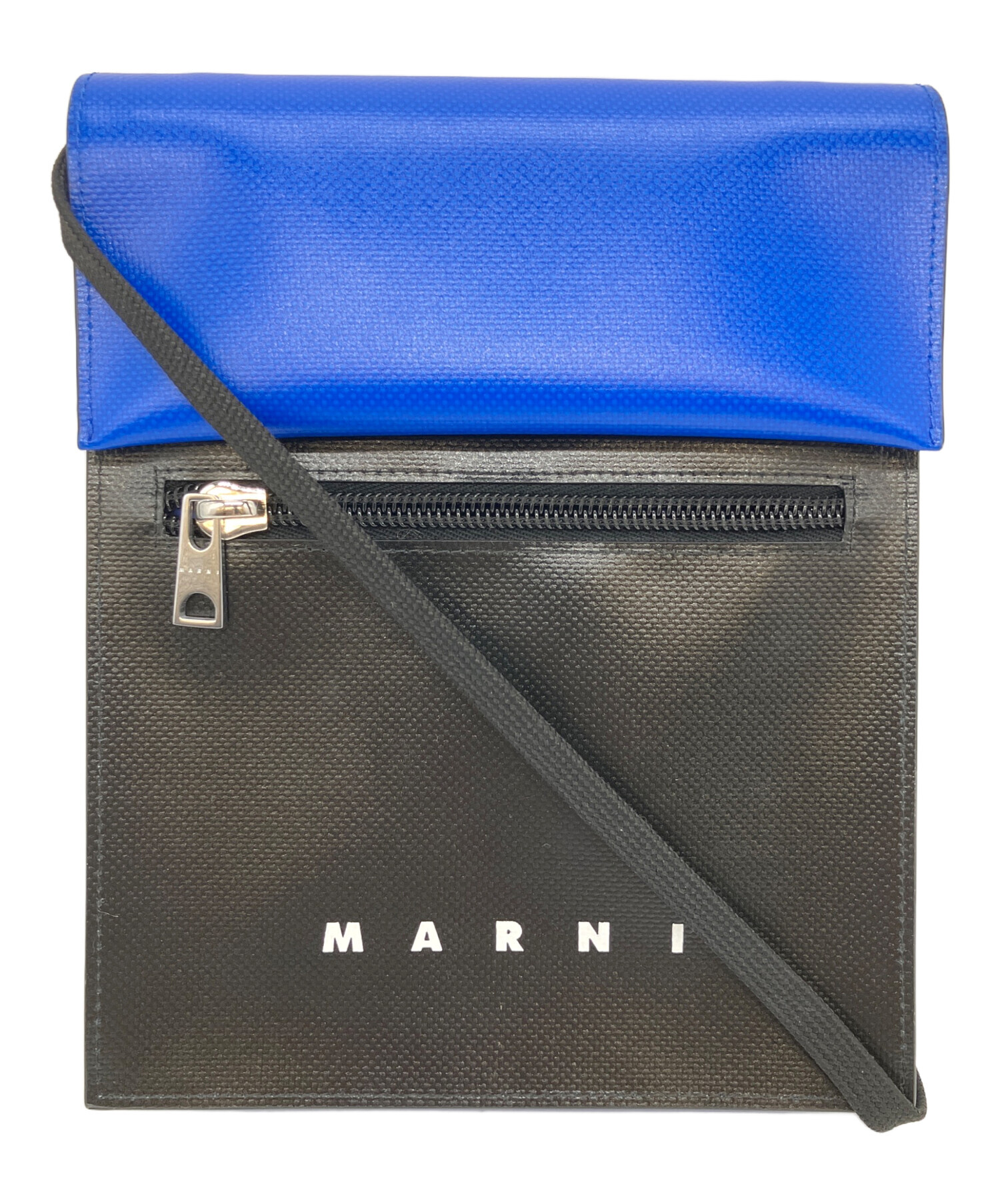 MARNI ブルー＆ブラック TRIBECAショルダーバッグ MARNI ブルー＆ブラック TRIBECAショルダーバッグ