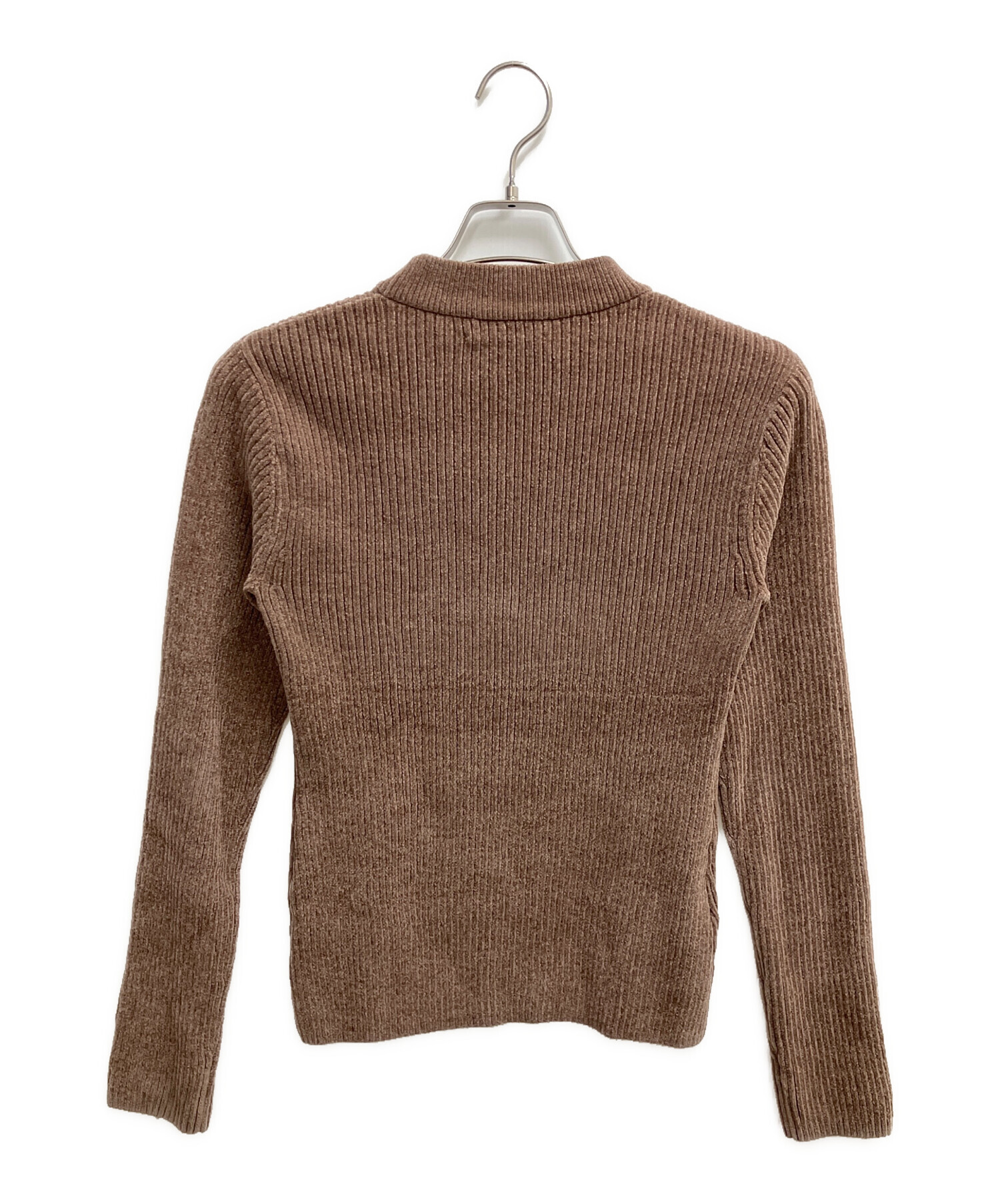中古・古着通販】FRED PERRY (フレッドペリー) 厚手ニット ブラウン 
