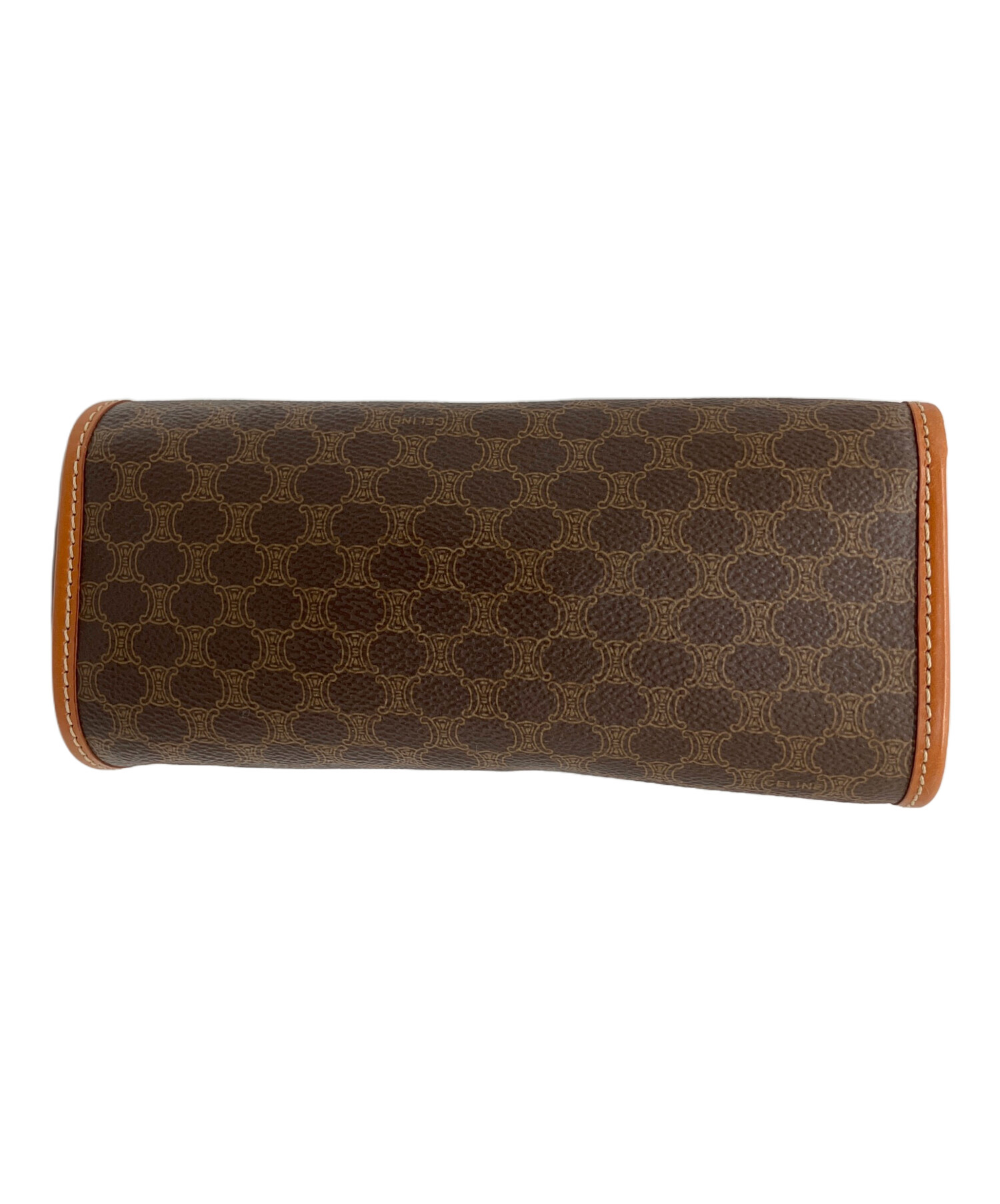 中古・古着通販】CELINE (セリーヌ) マカダム ポーチ ブラウン