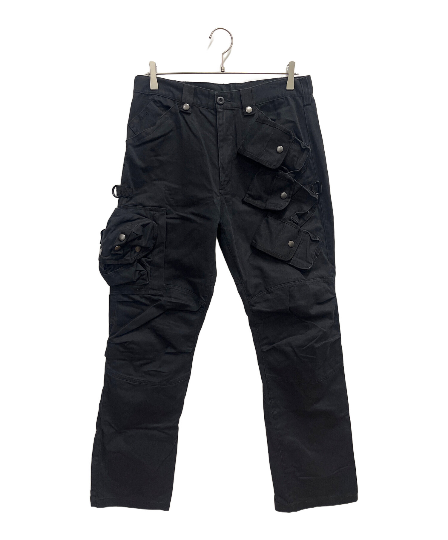 中古・古着通販】P.D.W (ピーディーダブル) カーゴパンツ ブラック
