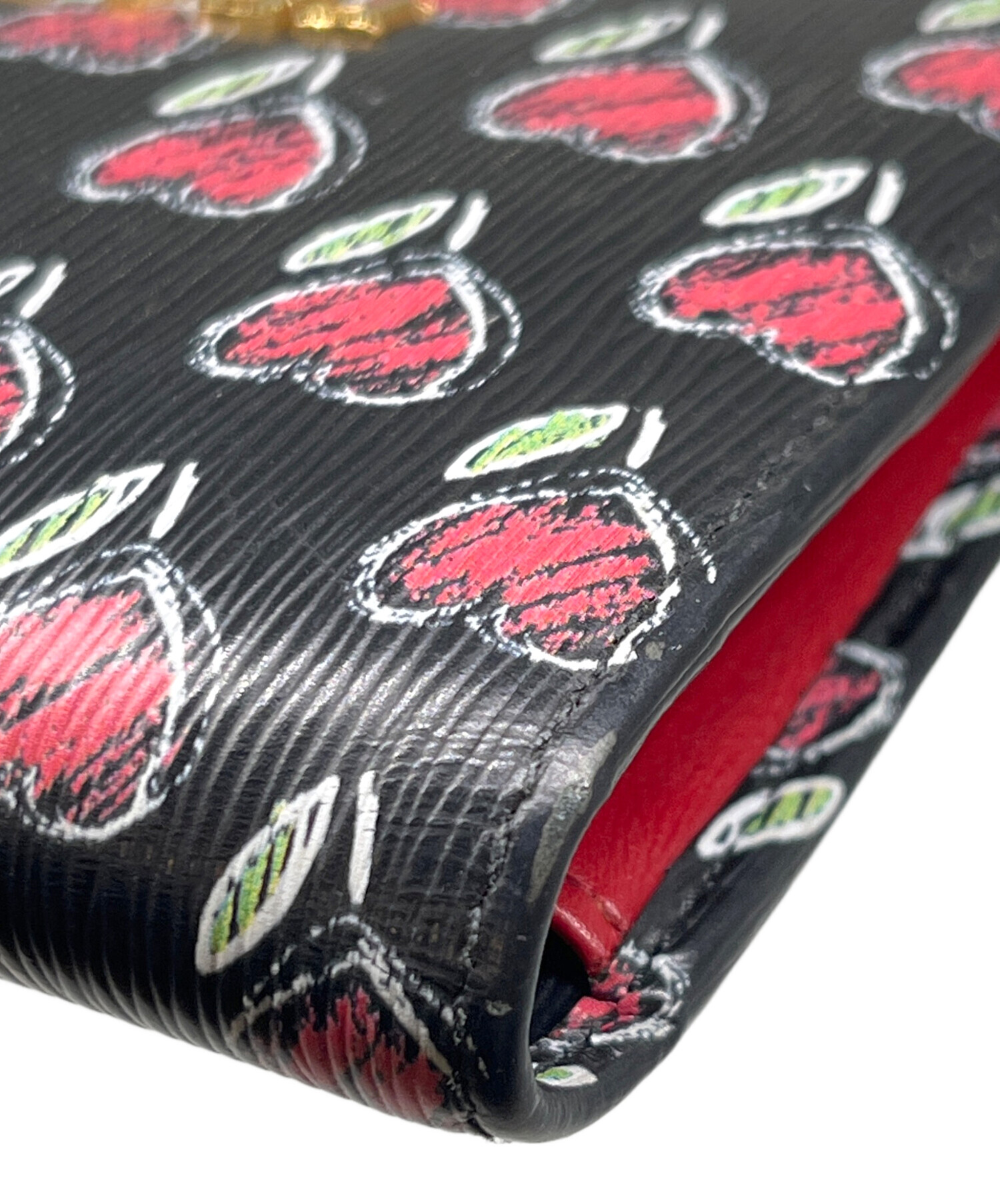 【中古】PRADA ブラック 二つ折り財布 中古・古着通販】PRADA (プラダ) 2つ折り財布 ブラック｜ブランド