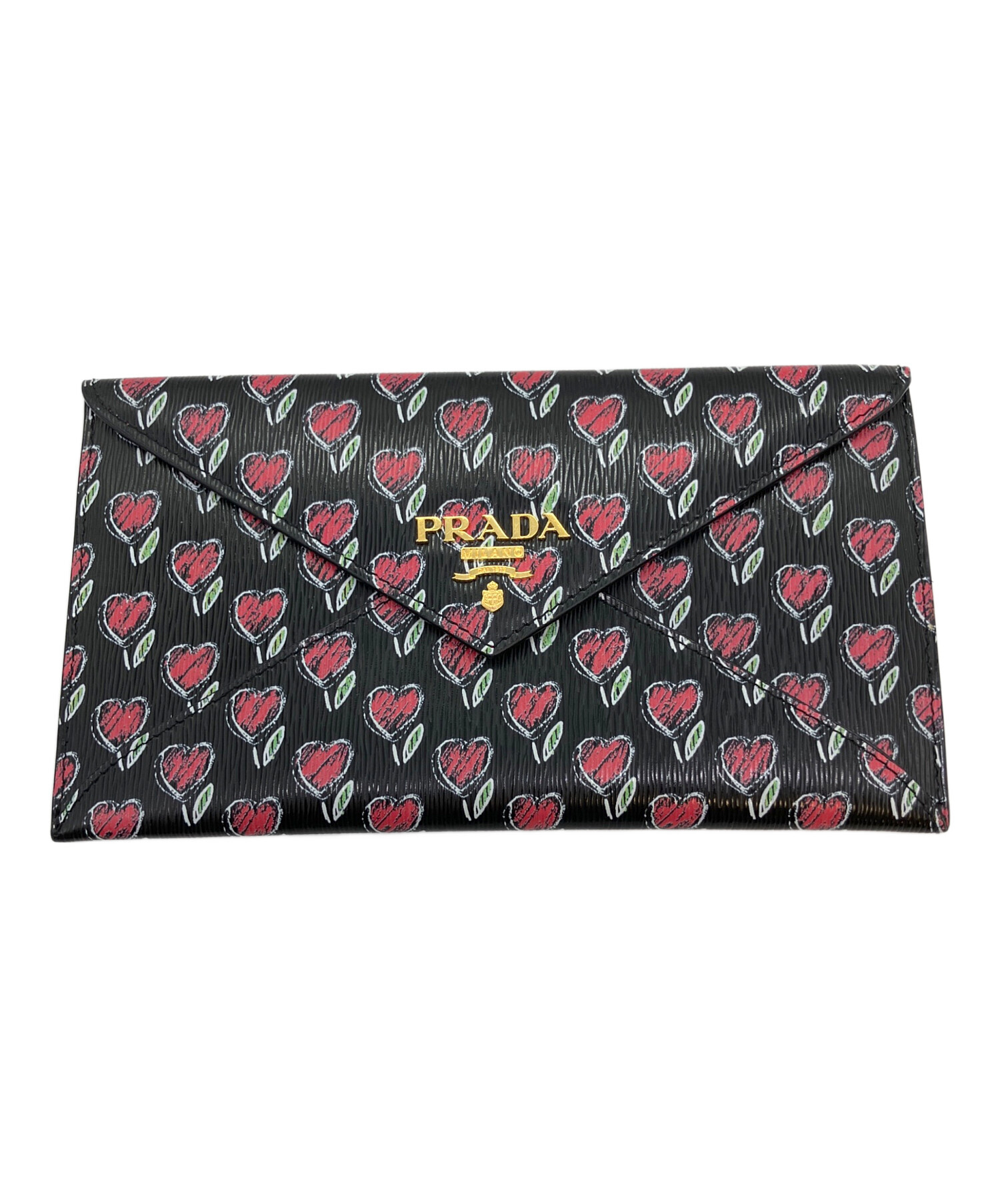 中古・古着通販】PRADA (プラダ) VITELLO MOVE LOVE エンベロープ 長