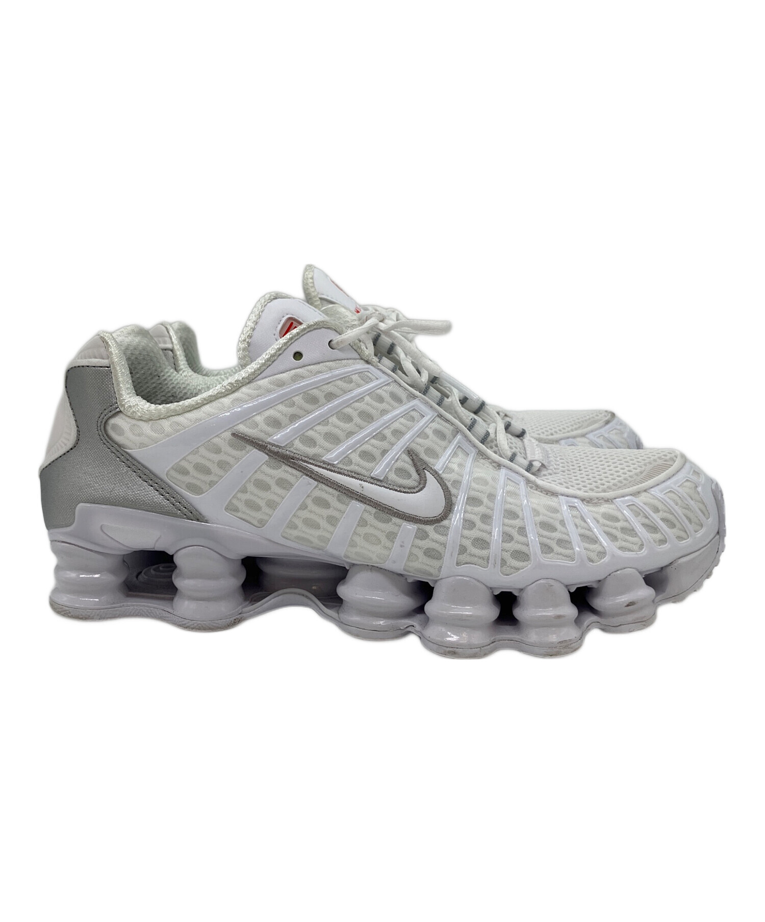 中古・古着通販】NIKE (ナイキ) SHOX TL ホワイト サイズ:SIZE 27.5cm 