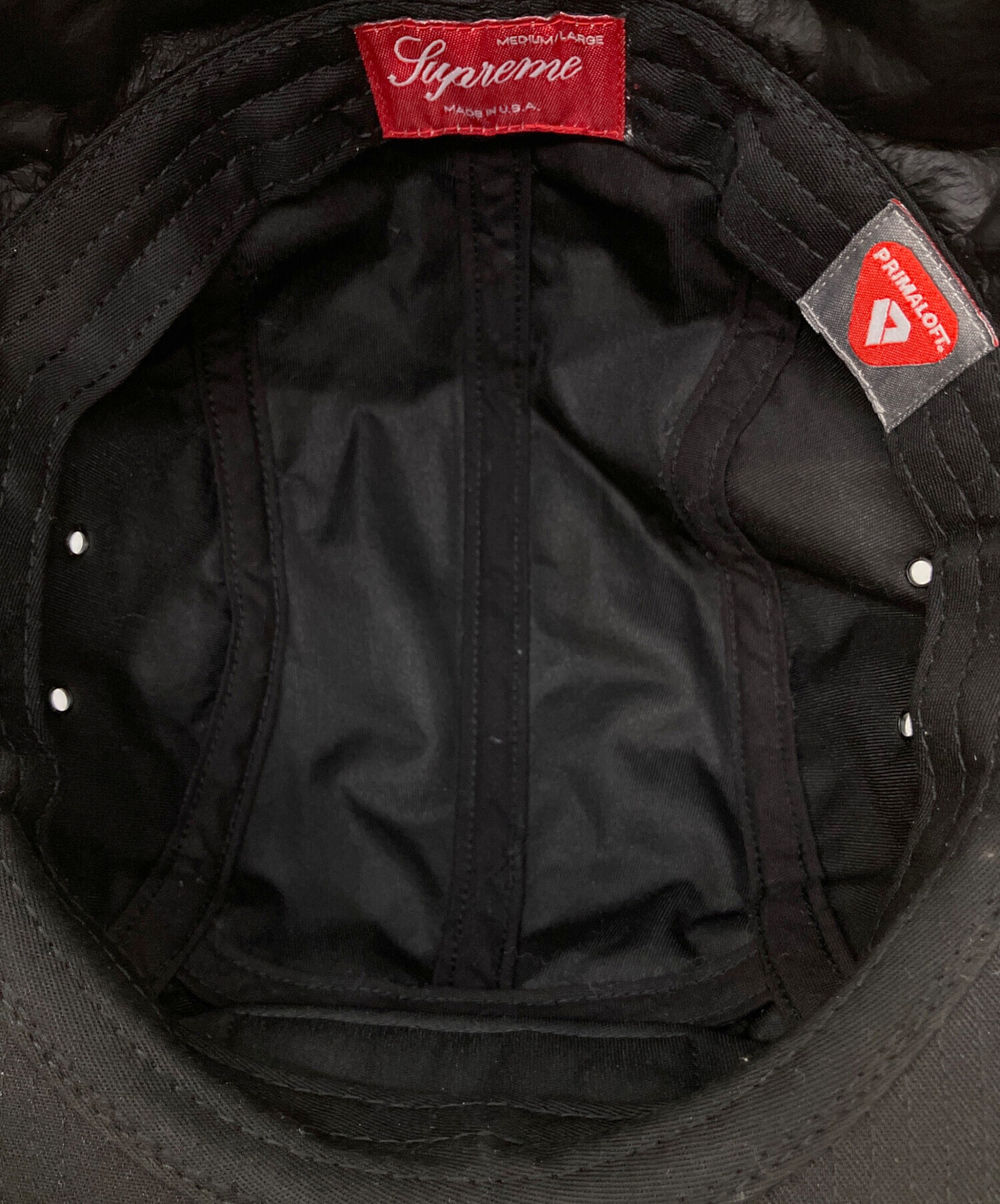 中古・古着通販】SUPREME (シュプリーム) キャップ ブラック｜ブランド