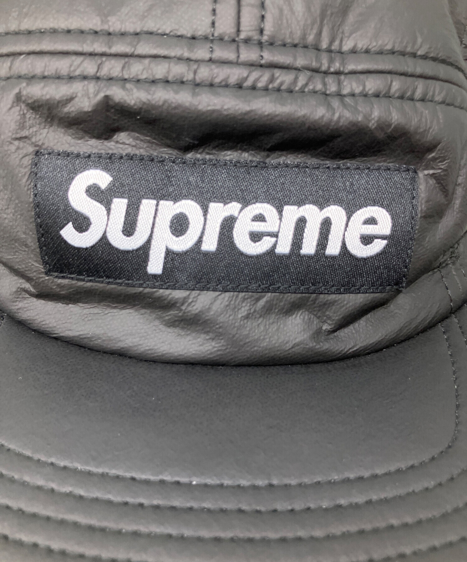 中古・古着通販】SUPREME (シュプリーム) キャップ ブラック｜ブランド