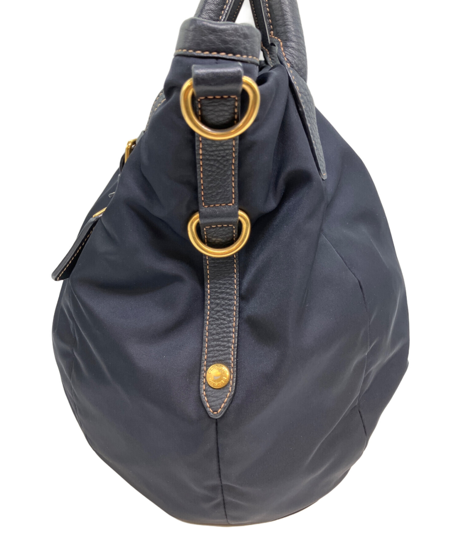 中古・古着通販】PRADA (プラダ) TESSUTO VIT.DAI 2WAYバッグ ネイビー