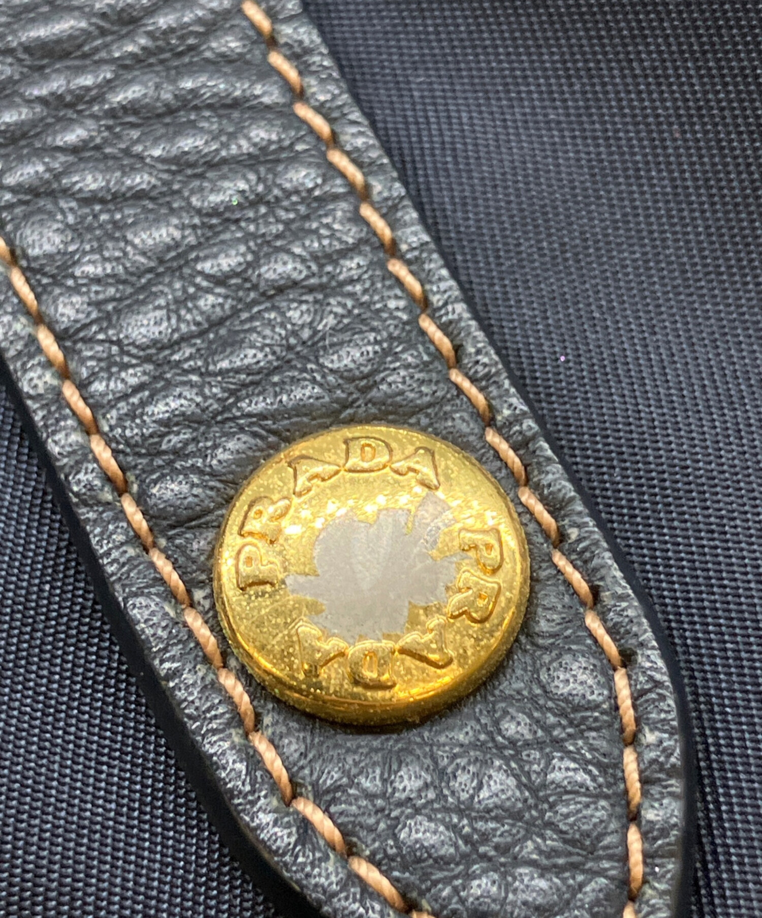 中古・古着通販】PRADA (プラダ) TESSUTO VIT.DAI 2WAYバッグ ネイビー