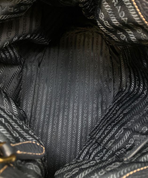 中古・古着通販】PRADA (プラダ) TESSUTO VIT.DAI 2WAYバッグ ネイビー